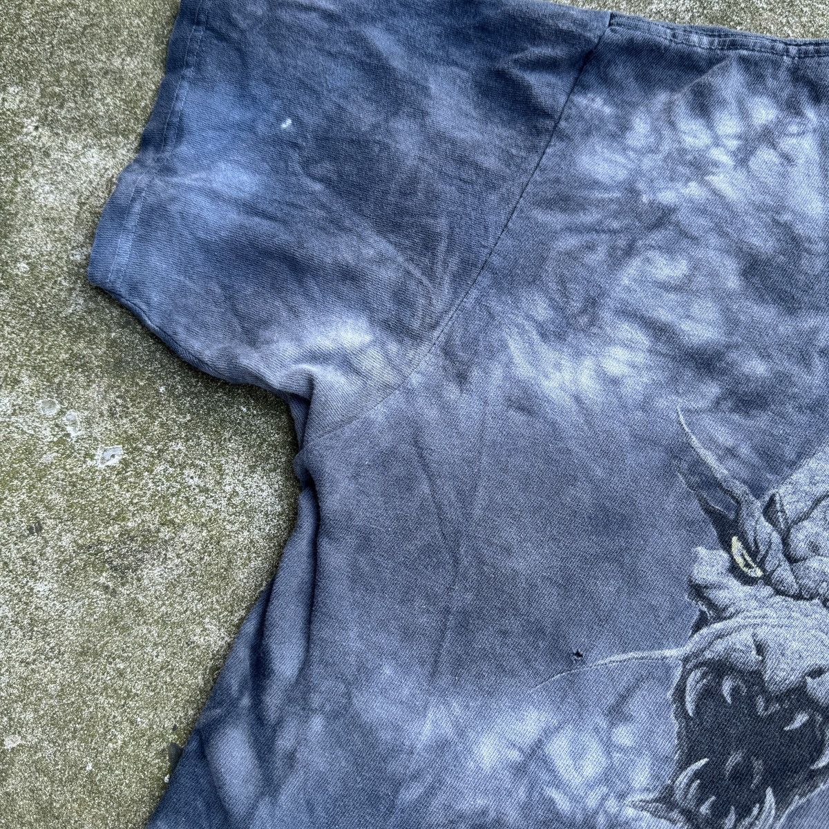 Vintage Y2K Faded Dragon Thrashed Distressed Tee ERD Grunge Size US XL / EU 56 / 4 - 12 Thumbnail