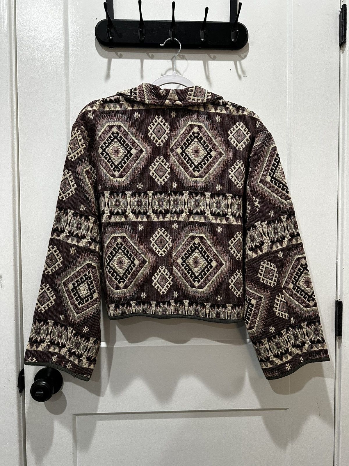 Vintage Vintage Cream/Purple Traditional Print Jacket Size US L / EU 52-54 / 3 - 1 Thumbnail