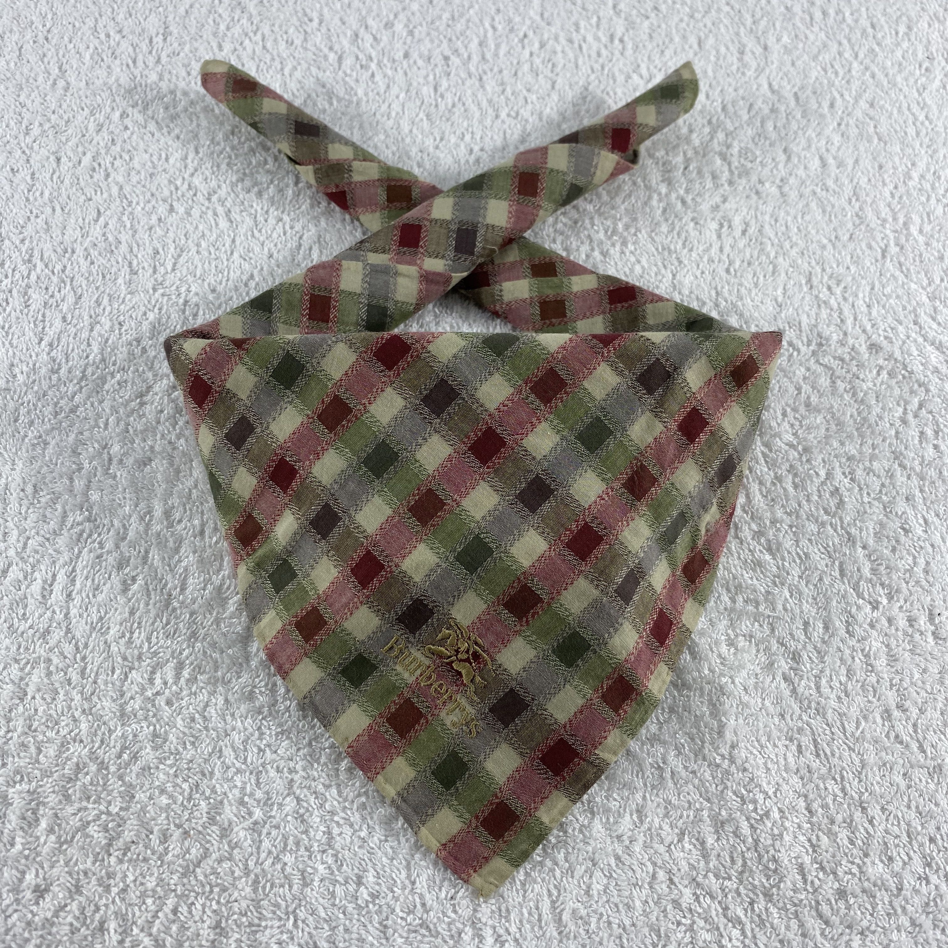 Burberry × Vintage Burberry Bandana/ Handkerchief / Neckerchief Size ONE SIZE - 1 Thumbnail
