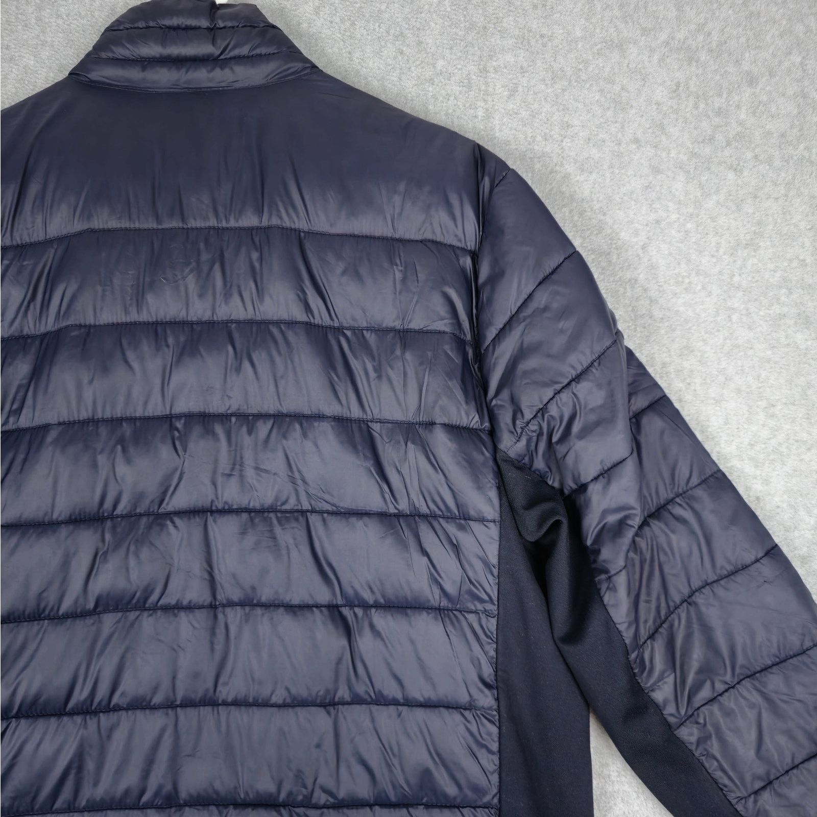 Guess Guess Large Navy Blue Lightweight Puffer Jacket Size US L / EU 52-54 / 3 - 11 Thumbnail
