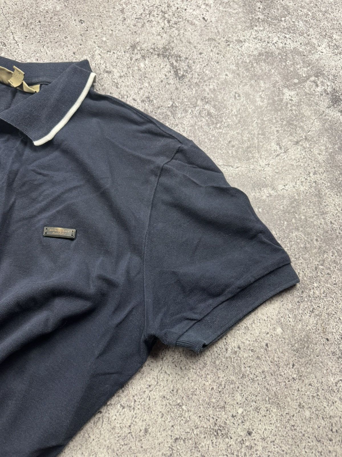 Burberry Vintage Burberry Y2K Faded Polo Tee Size US M / EU 48-50 / 2 - 7 Thumbnail