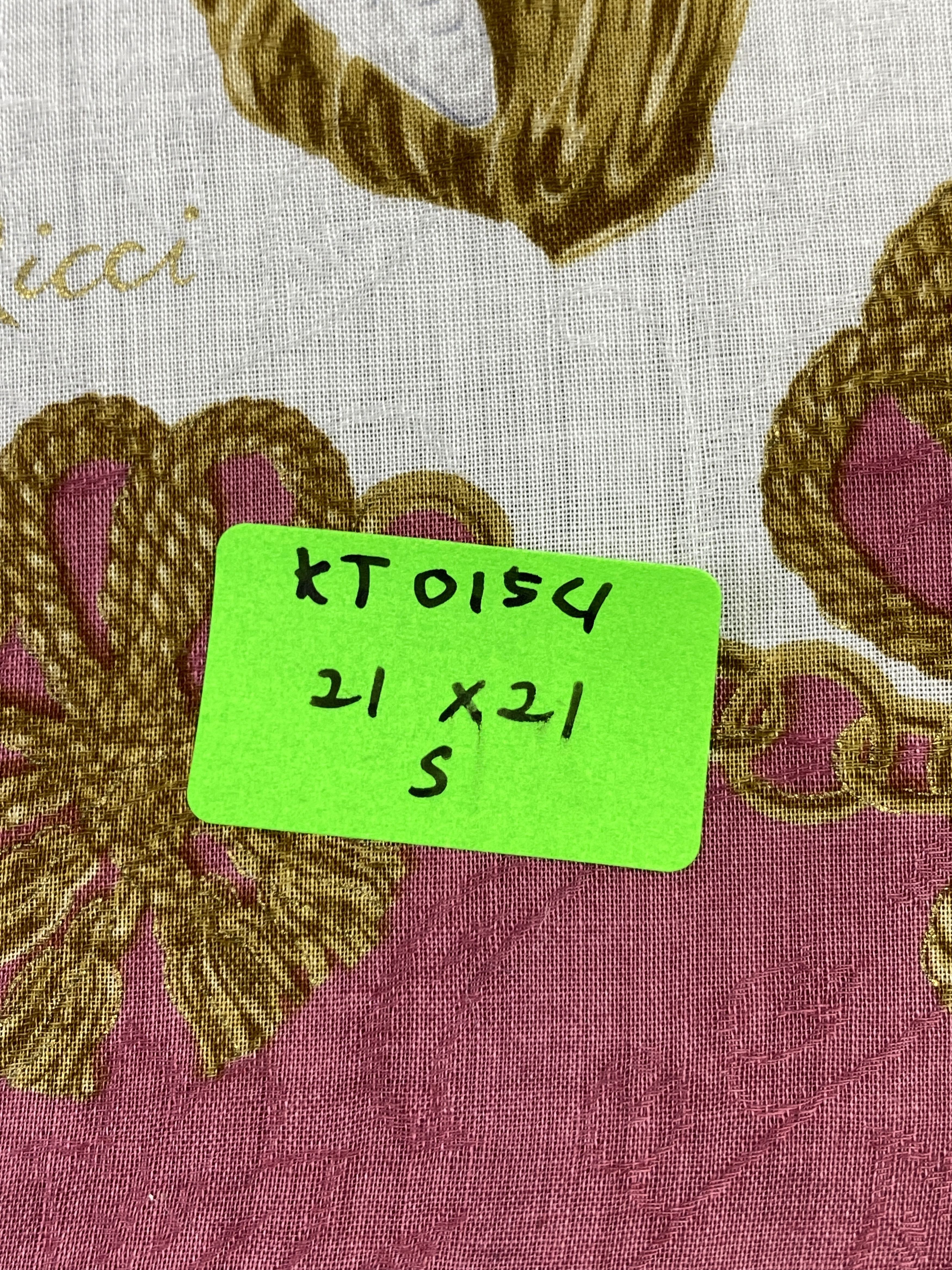 Other Vintage Nina Ricci Handkerchief / Neckerchief KT0154 Size ONE SIZE - 9 Thumbnail