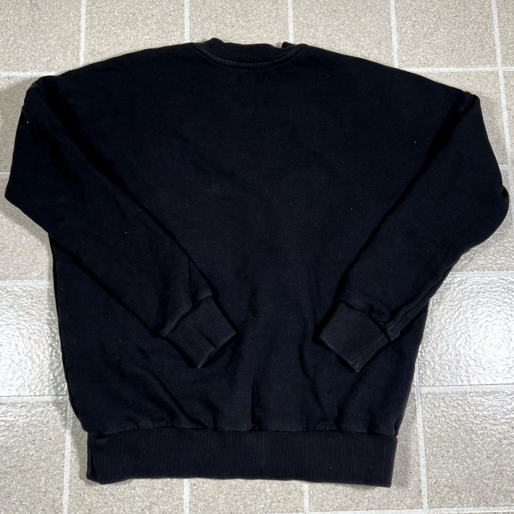 Allsaints Allsaints Scar Sweatshirt Pullover Black XS Women Raised Textured Brand Authentic Size XS Size XS / US 0-2 / IT 36-38 - 4 Thumbnail