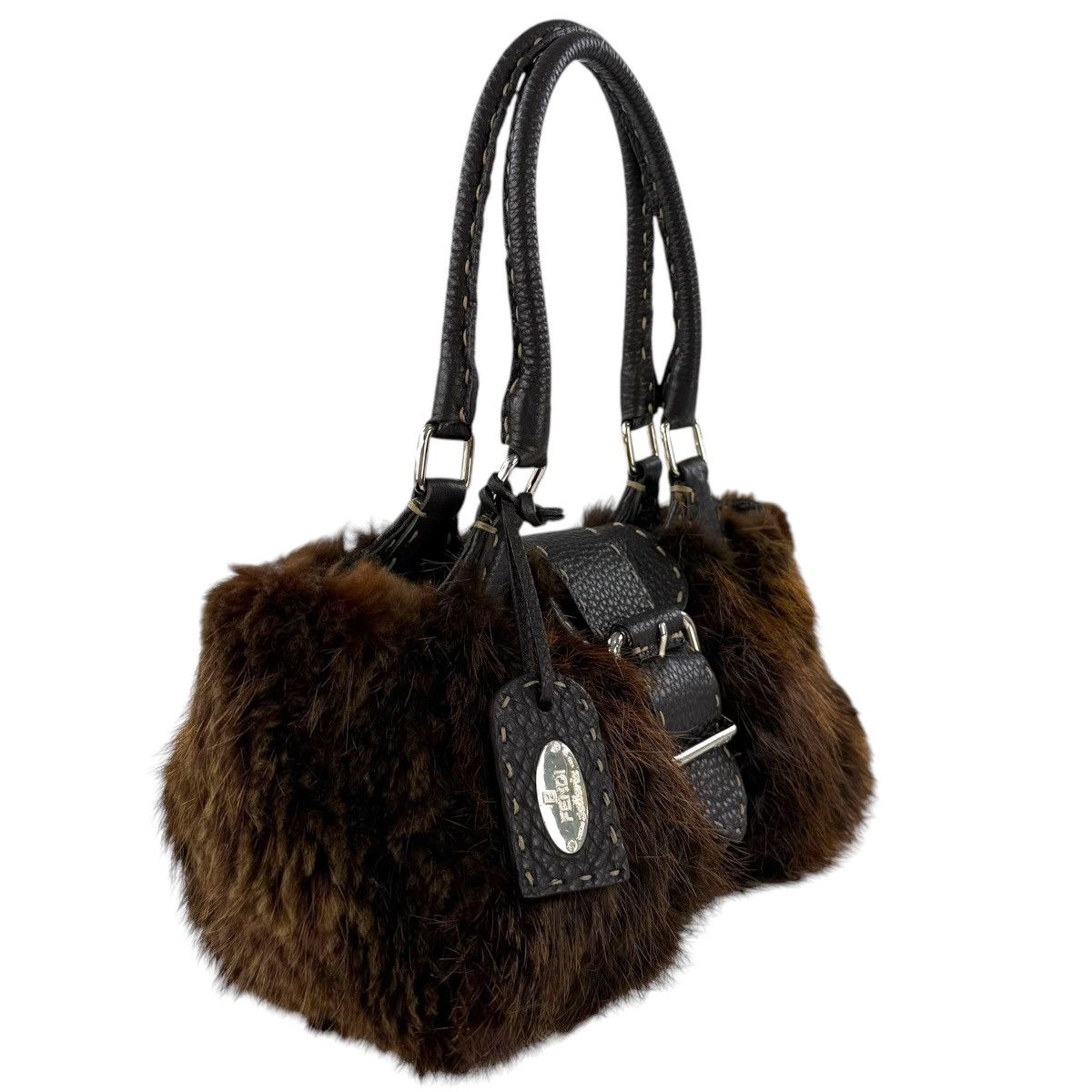 Fendi Fendi Selleria Fur Shoulder Bag Size ONE SIZE - 2 Thumbnail