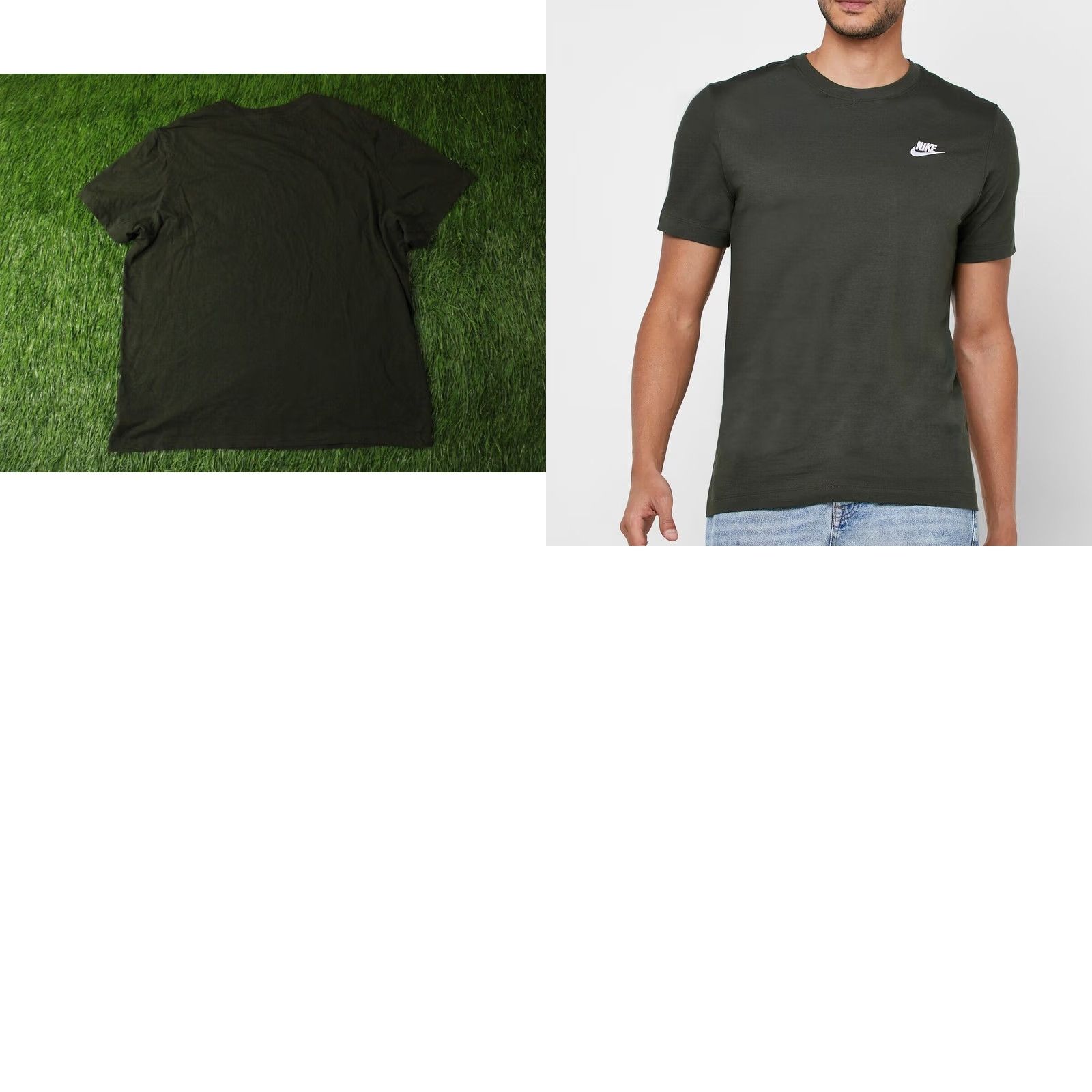 Nike Nike CLASSIC T-Shirt Mens XL Olive Jersey 100% Cotton Short Sleeve 2019 The Nike Tee Size US XL / EU 56 / 4 - 8 Thumbnail