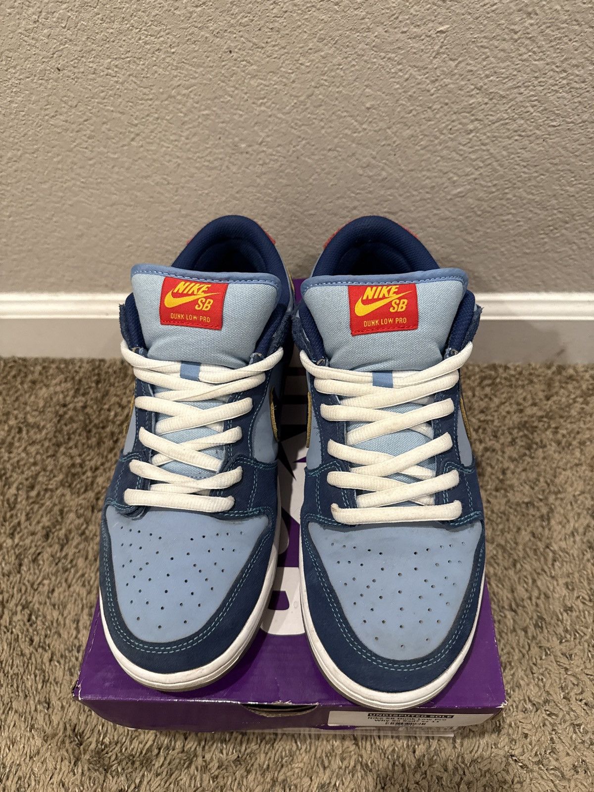 Nike SB Nike SB Dunk Low “Why So Sad?” Size US 11 / EU 44 - 2 Thumbnail