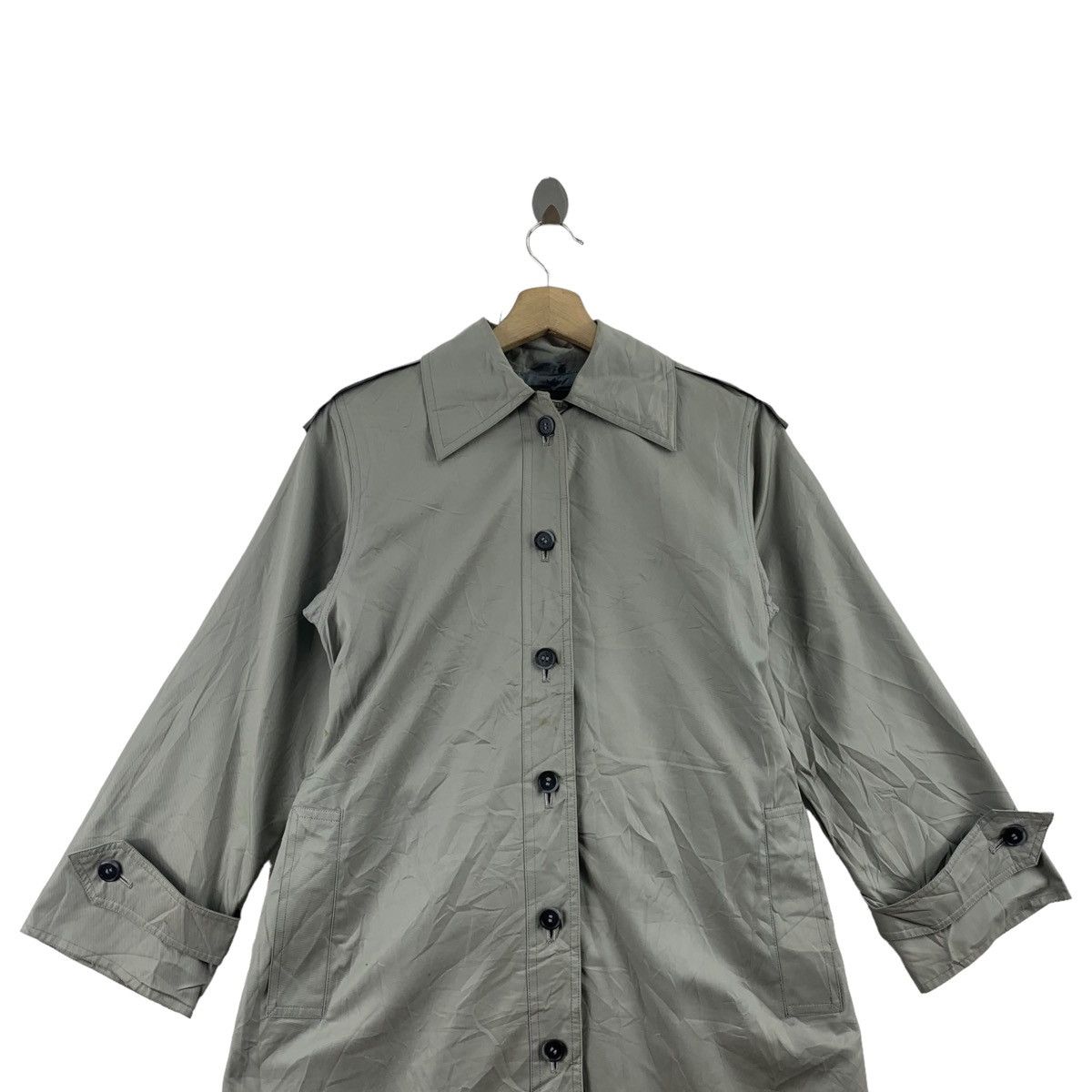 Yves Saint Laurent Vintage YVES SAINT LAURENT Ysl Designer Trench Coat Jacket Size US L / EU 52-54 / 3 - 5 Thumbnail