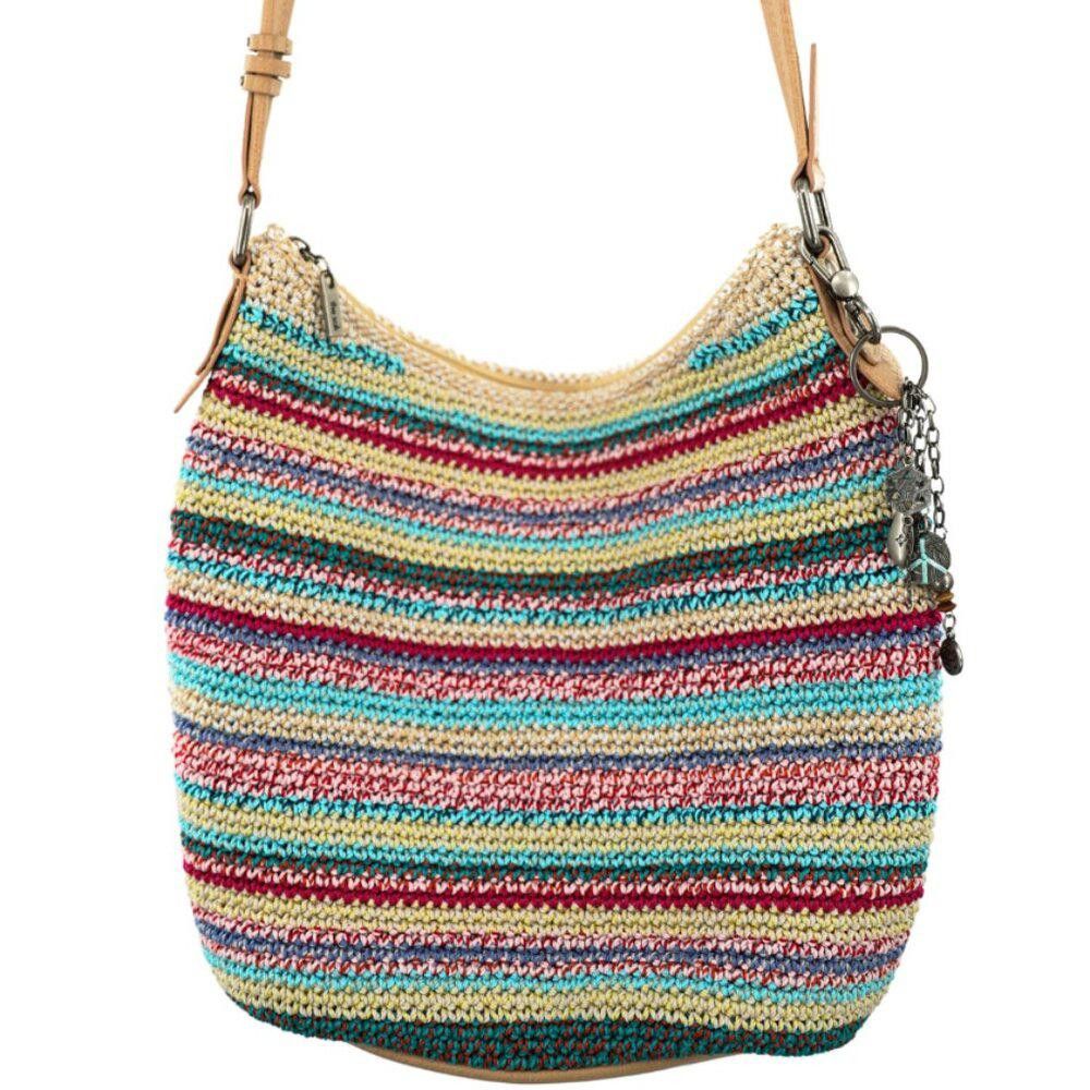 The Sak The Sak Crochet Hobo Bag W/ Charms Size ONE SIZE - 5 Thumbnail