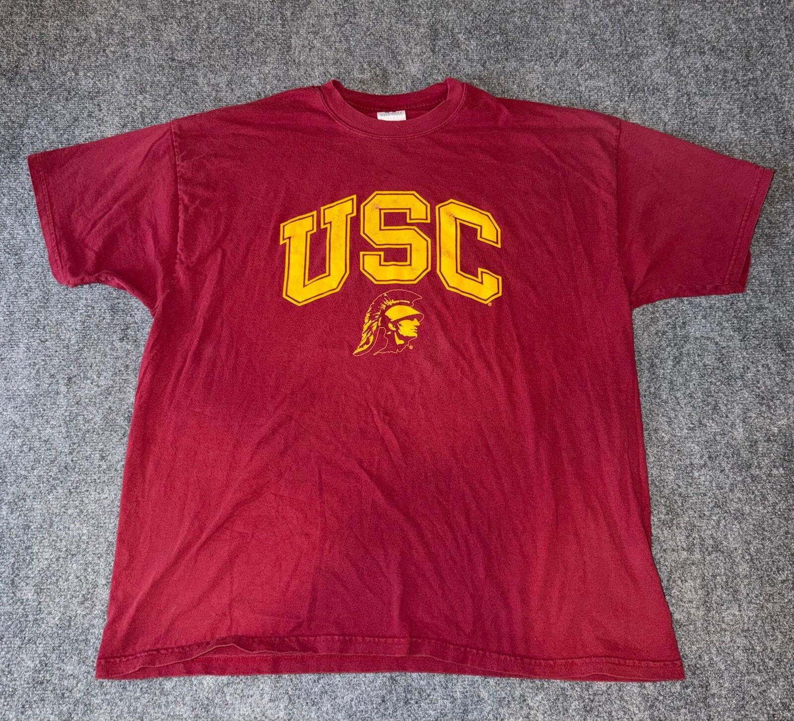 Russell Athletic Russell Athletic USC Trojans Mens 2XL T-Shirt Vtg 90s Size US XXL / EU 58 / 5 - 1 Thumbnail