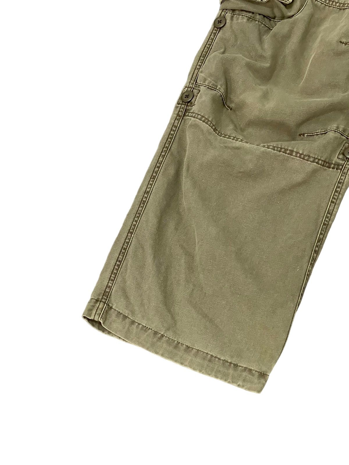 Japanese Brand Wide Cargo Sunny Cloud Cotton Canvas Military 7🟦2 Size US 31 - 5 Thumbnail