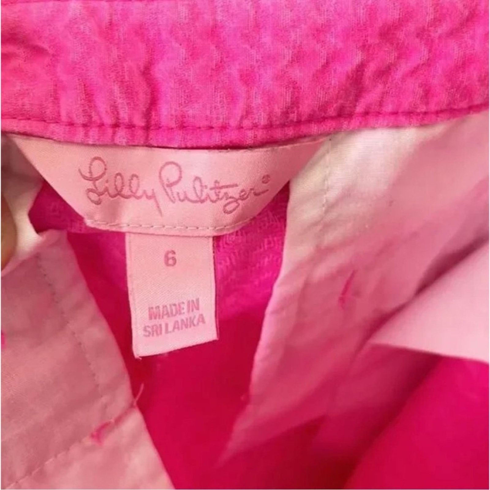 Lilly Pulitzer Lilly Pulitzer Adie 4" Jacquard Textured Shorts 6 Pockets Size 28" / US 6 / IT 42 - 6 Thumbnail