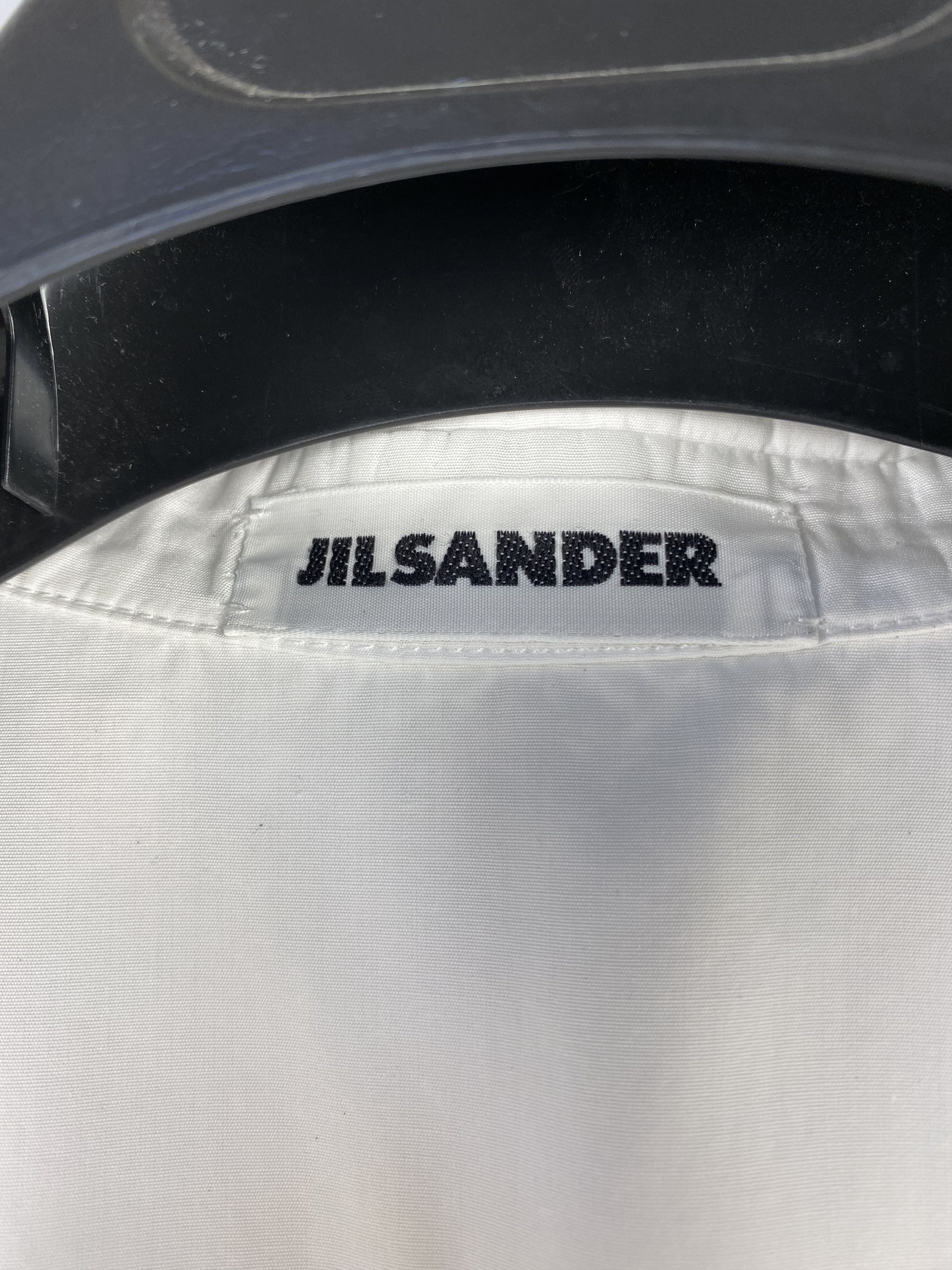 Jil Sander Jil Sander Womens White Button Casual Shirt Size S / US 4 / IT 40 - 9 Thumbnail