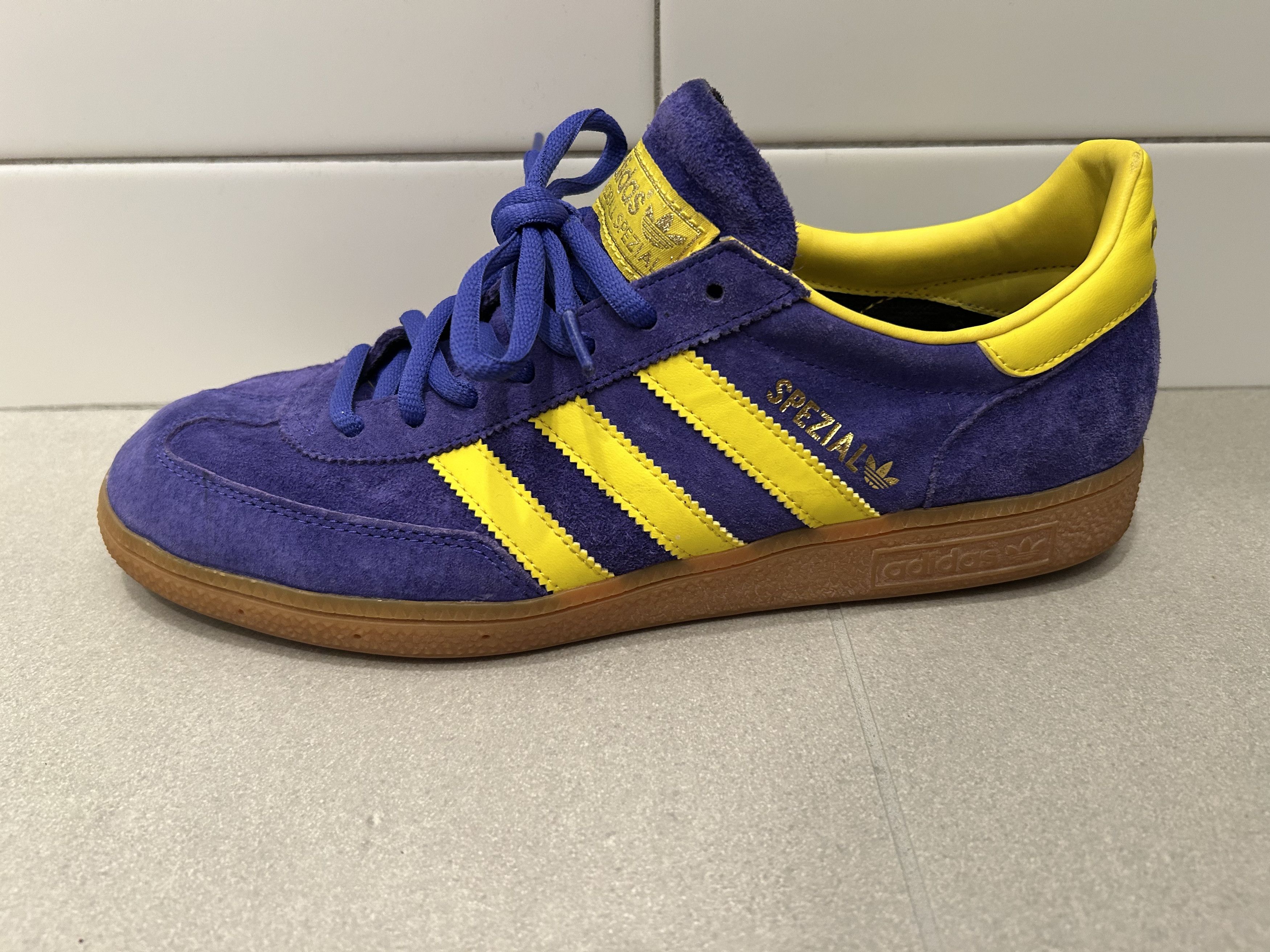 Adidas Adidas Spezial - Unique Purple and Yellow colorway Size US 9.5 / EU 42-43 - 5 Thumbnail