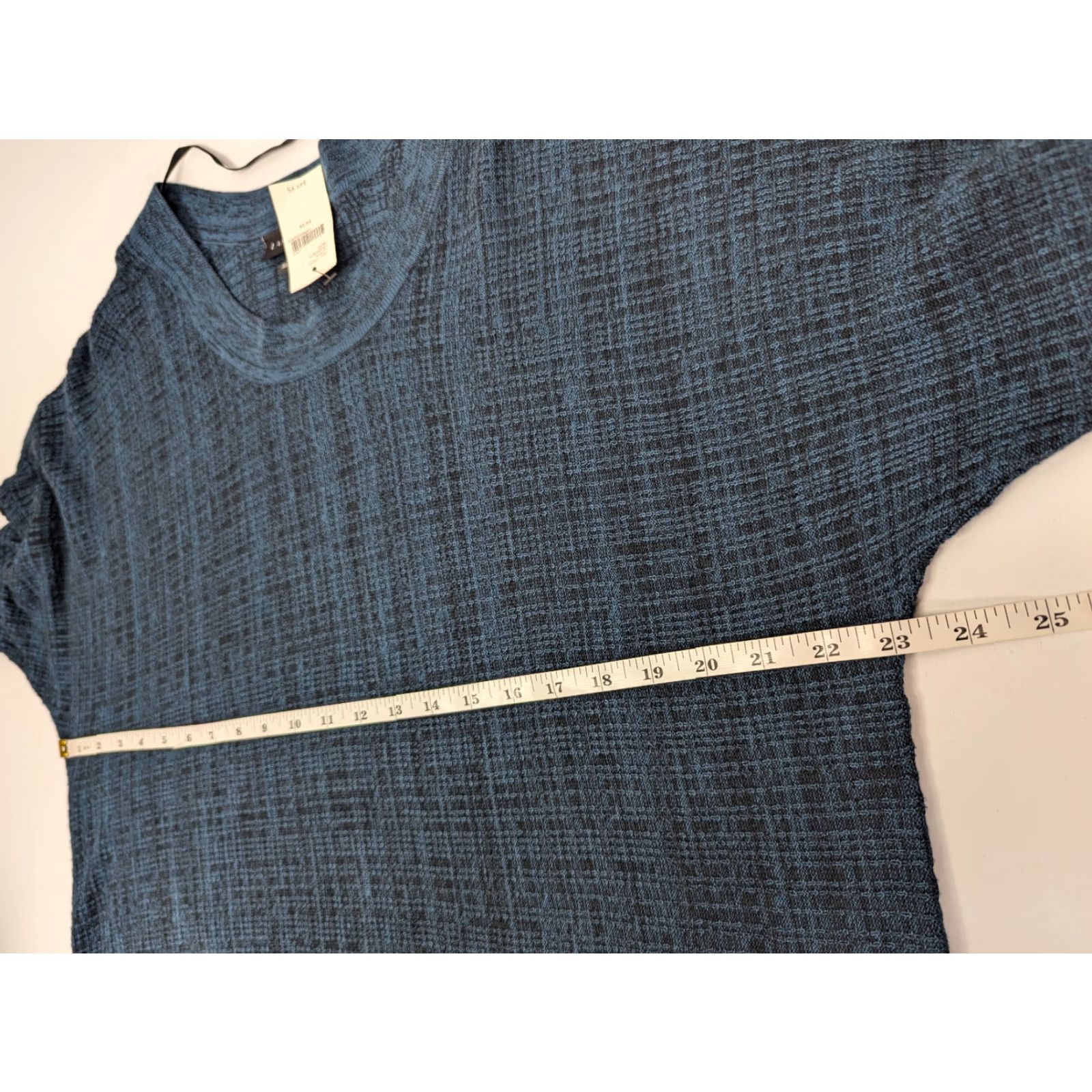 Vintage NWT Lane Bryant Sweater Womens 14/16 Darkwater Crew Long Sleeve Pullover Green Blue Knit Crew Neck Casual All Seasons Womens 14/16 Regular Size XL / US 12-14 / IT 48-50 - 5 Thumbnail