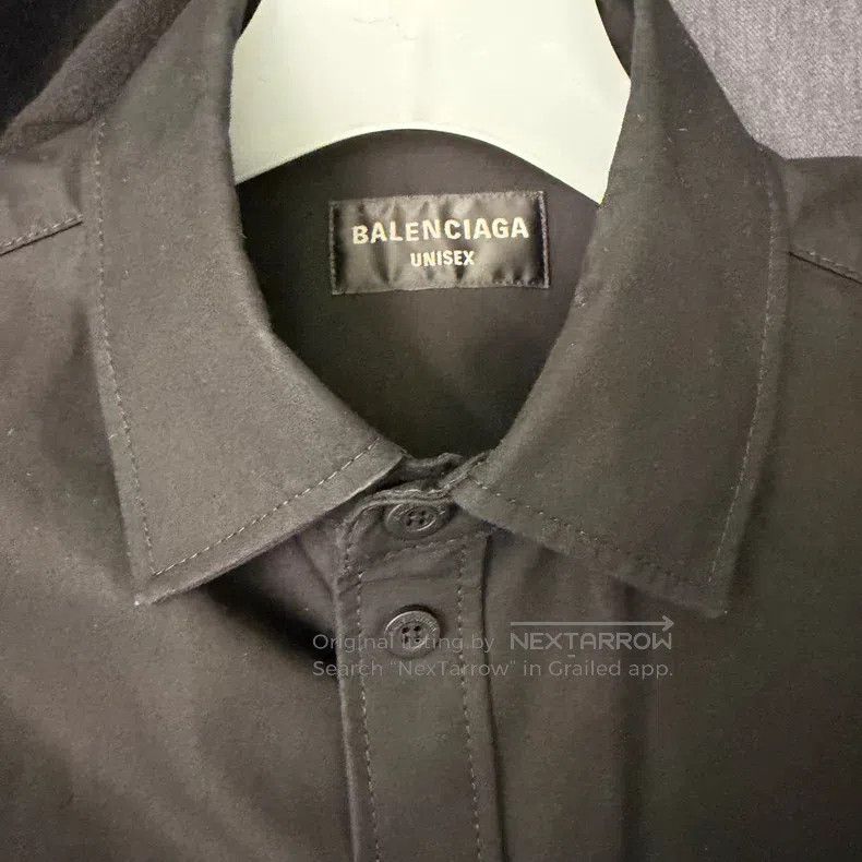 Balenciaga Balenciaga Extra Large Canvas Shirt Size US S / EU 44-46 / 1 - 3 Thumbnail