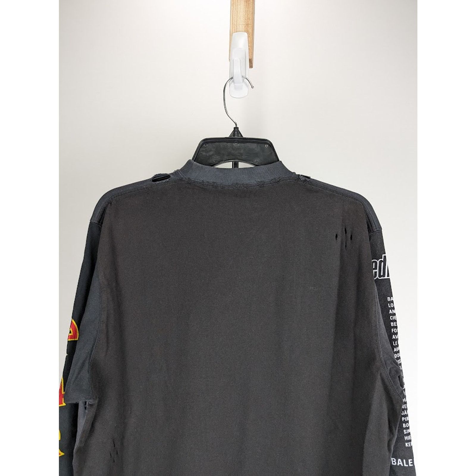 Balenciaga o1rshd1 Speed Hunter Long Sleeve T-Shirt in Black Size US L / EU 52-54 / 3 - 18 Thumbnail