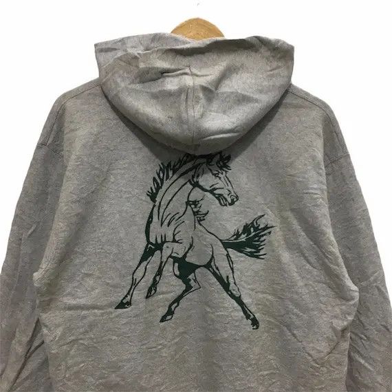 Champion CHAMPION Mustang 2002 Basketball Big Logo Hoodie Pullover Size US M / EU 48-50 / 2 - 2 Thumbnail