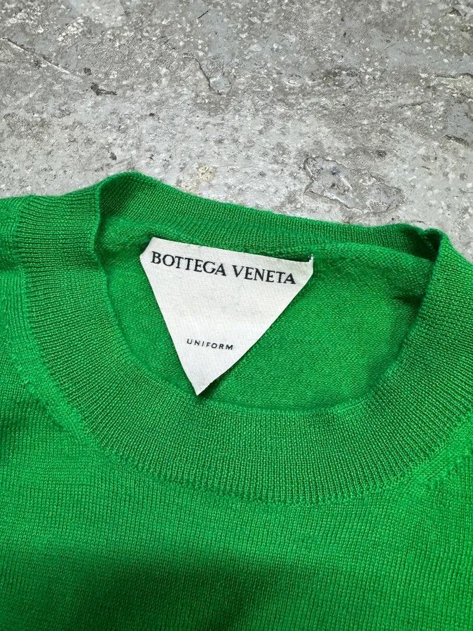 Bottega Veneta × Vintage Bottega Veneta Green Uniform Sweater Size M / US 6-8 / IT 42-44 - 5 Thumbnail