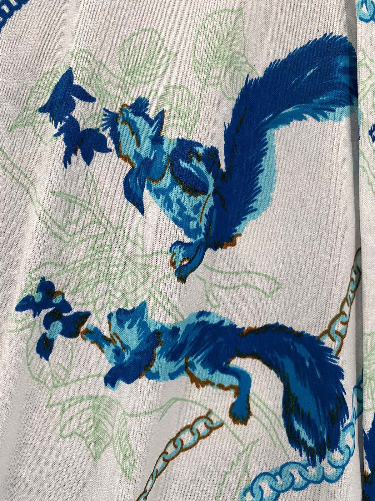 Vintage VTG 70's By Martini Squirrels Floral Disco Shirt Men’s XS Size US XS / EU 42 / 0 - 3 Thumbnail