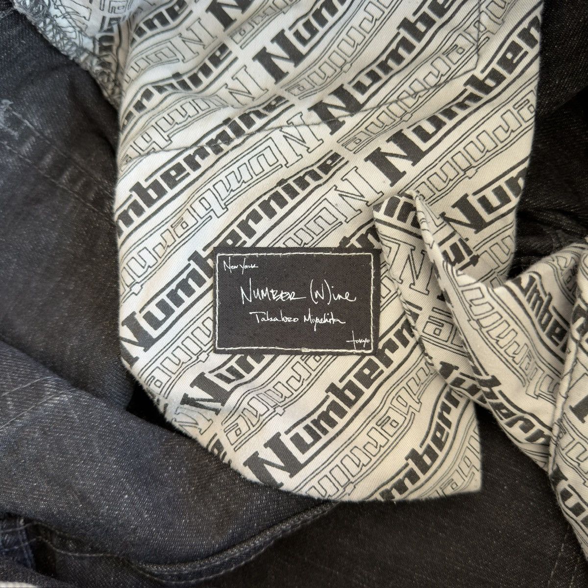 Number (N)ine SS04 "Dream Baby Dream" Double Pocket Pain Denim Shorts Size US 33 - 6 Thumbnail