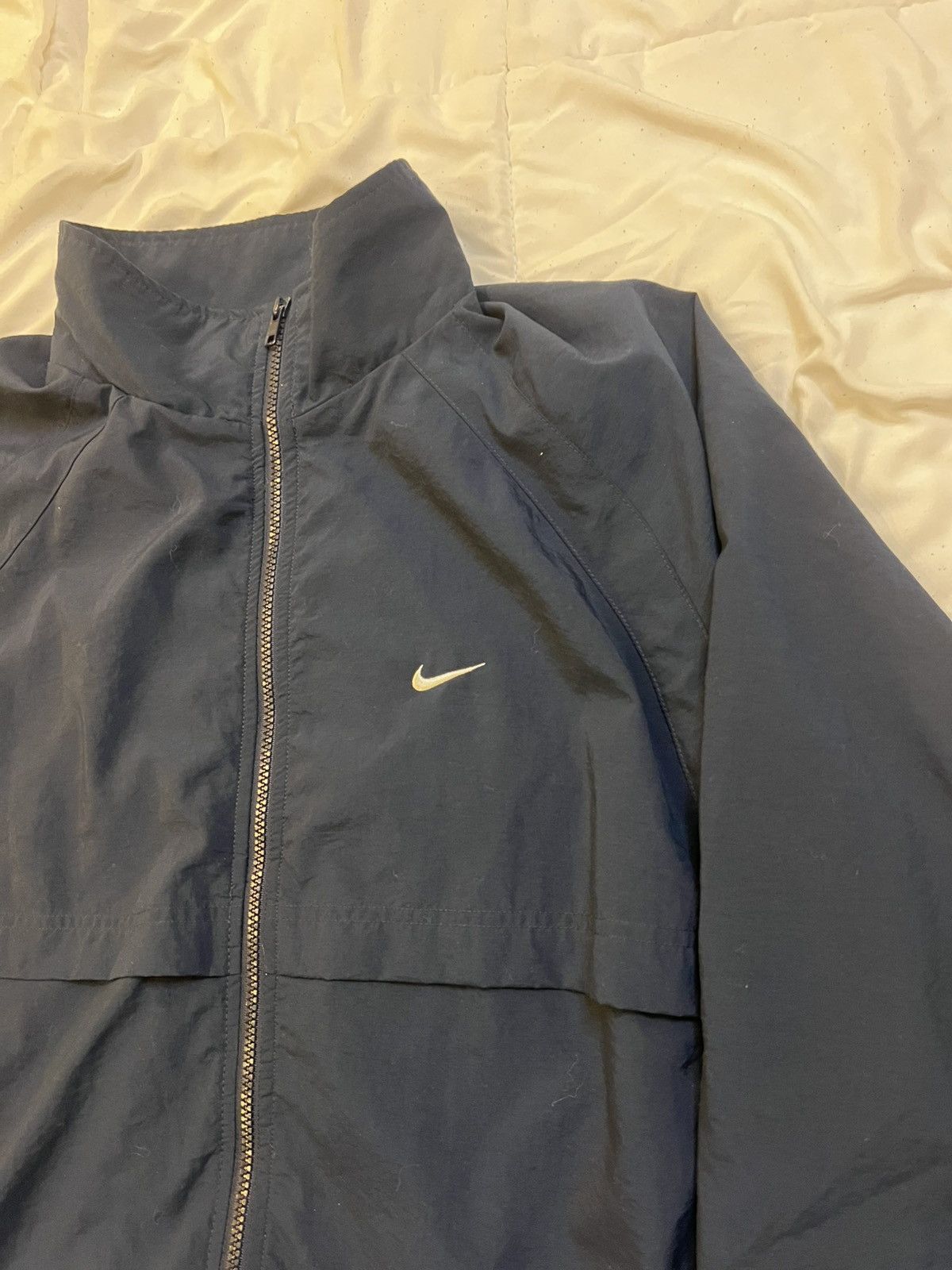 Nike × Vintage Y2K NIKE Navy Track-Suit Jacket Size US L / EU 52-54 / 3 - 2 Thumbnail