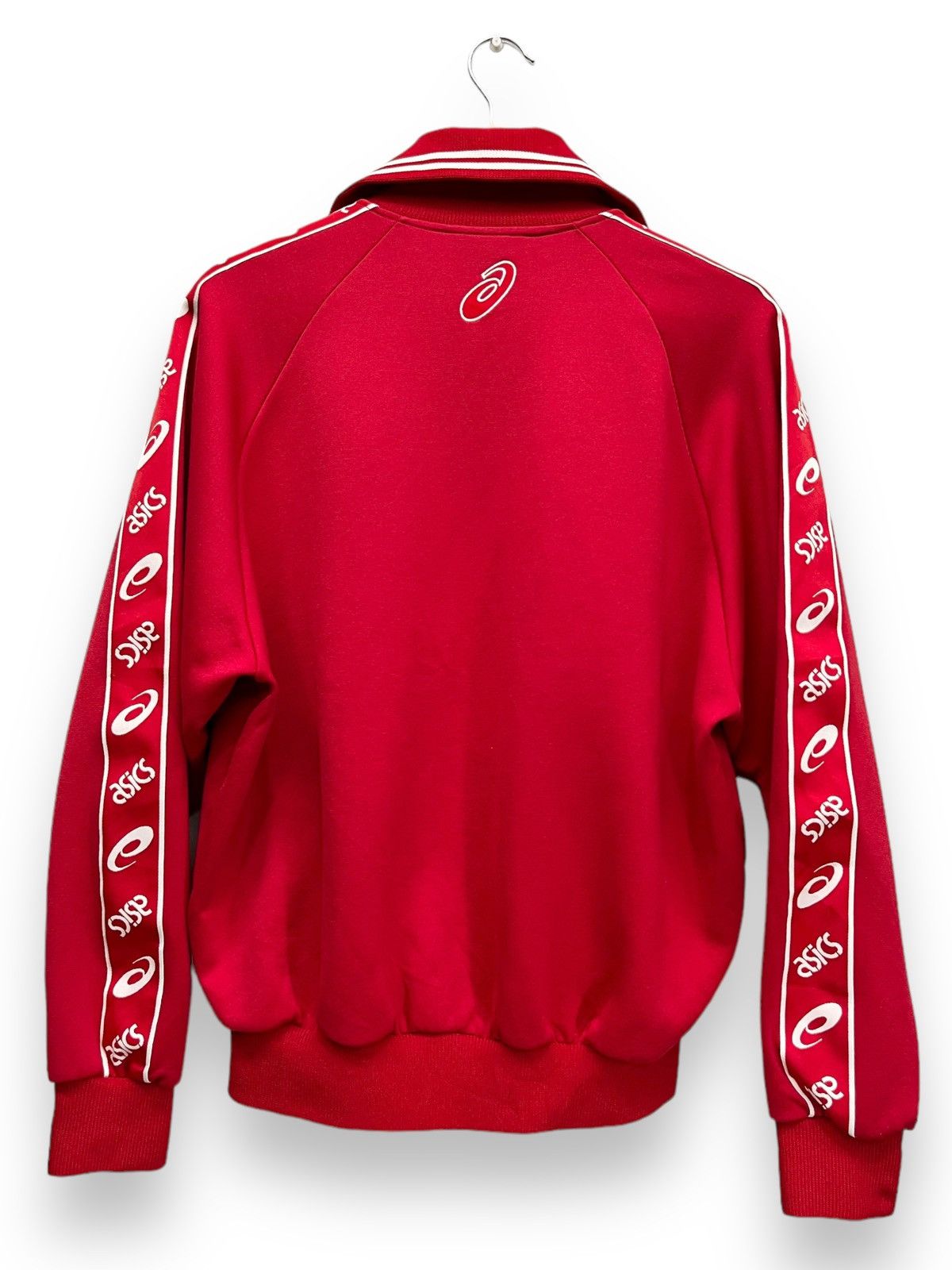 Asics 🔥Vtg 90’s ASICS JAPAN Monogram Side Tape Polyester Jacket Size US S / EU 44-46 / 1 - 4 Thumbnail