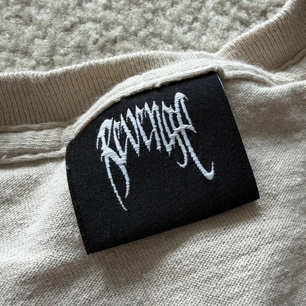 Revenge Revenge Lightning Spider Tee Cream - Size L Size US L / EU 52-54 / 3 - 3 Thumbnail