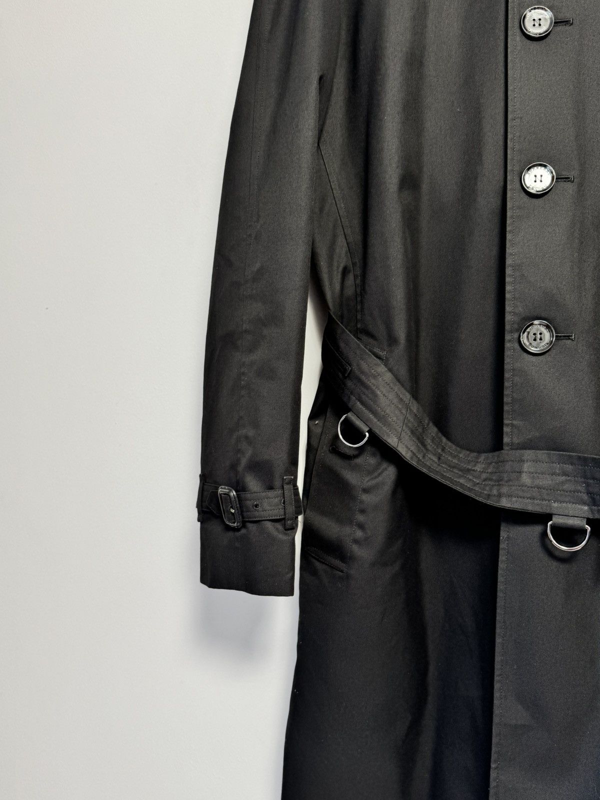 Burberry Burberry Trench Coat Luxury Monogram Black Nova Check Size US L / EU 52-54 / 3 - 6 Thumbnail