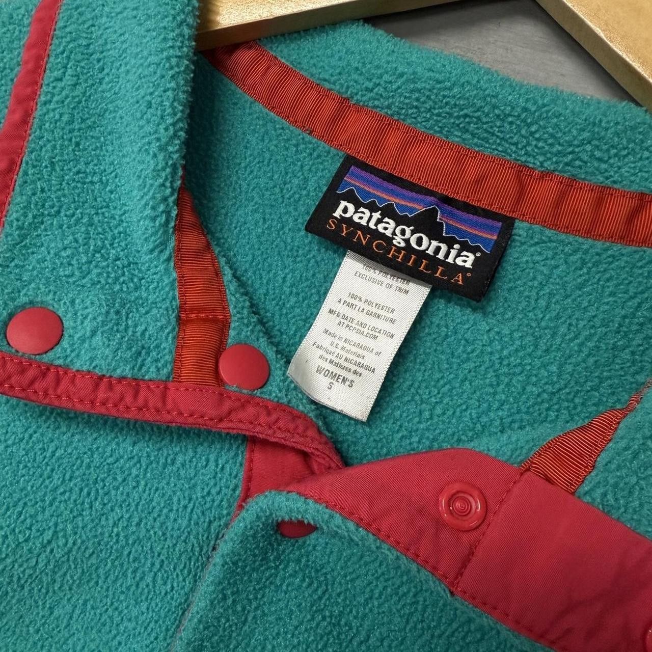 Patagonia Patagonia Synchilla Women’s Snap T Fleece Teal Pink Small Size S / US 4 / IT 40 - 3 Thumbnail