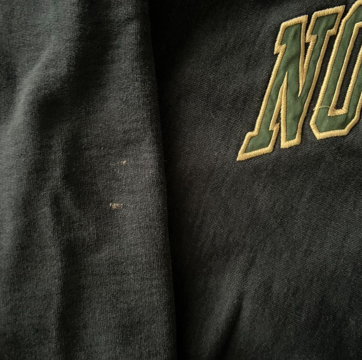 Steve And Barrys Vintage Notre Dame Crewneck Sweatshirt XL Navy Size US L / EU 52-54 / 3 - 6 Thumbnail