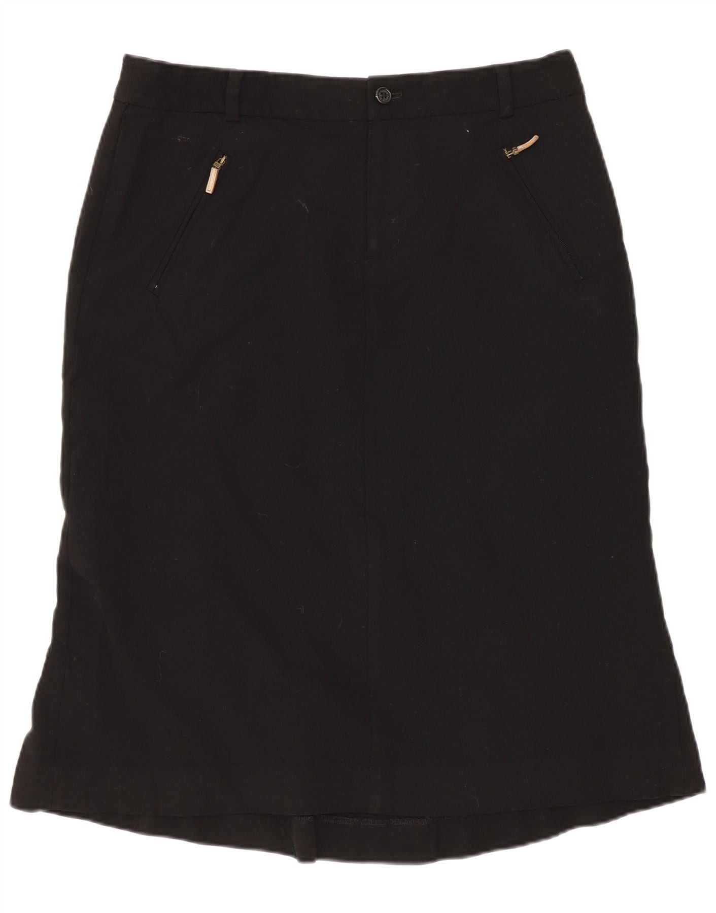 Ralph Lauren Womens A-Line Skirt US 6 Medium W30 Black Wool Size 26" / US 2 / IT 38 - 1 Thumbnail
