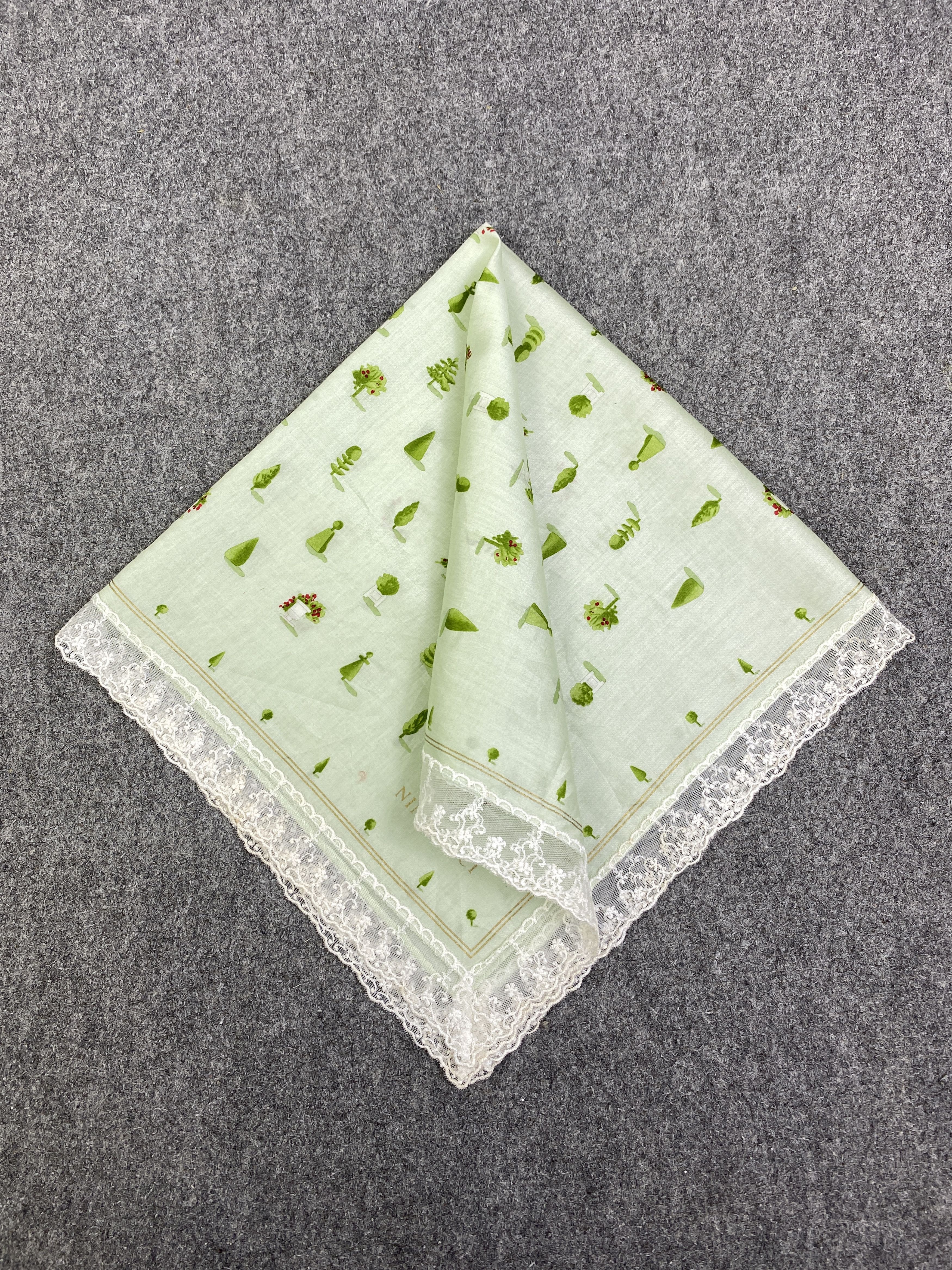 Other Vintage Nina Ricci Handkerchief / Neckerchief HKC1033 Size ONE SIZE - 3 Thumbnail