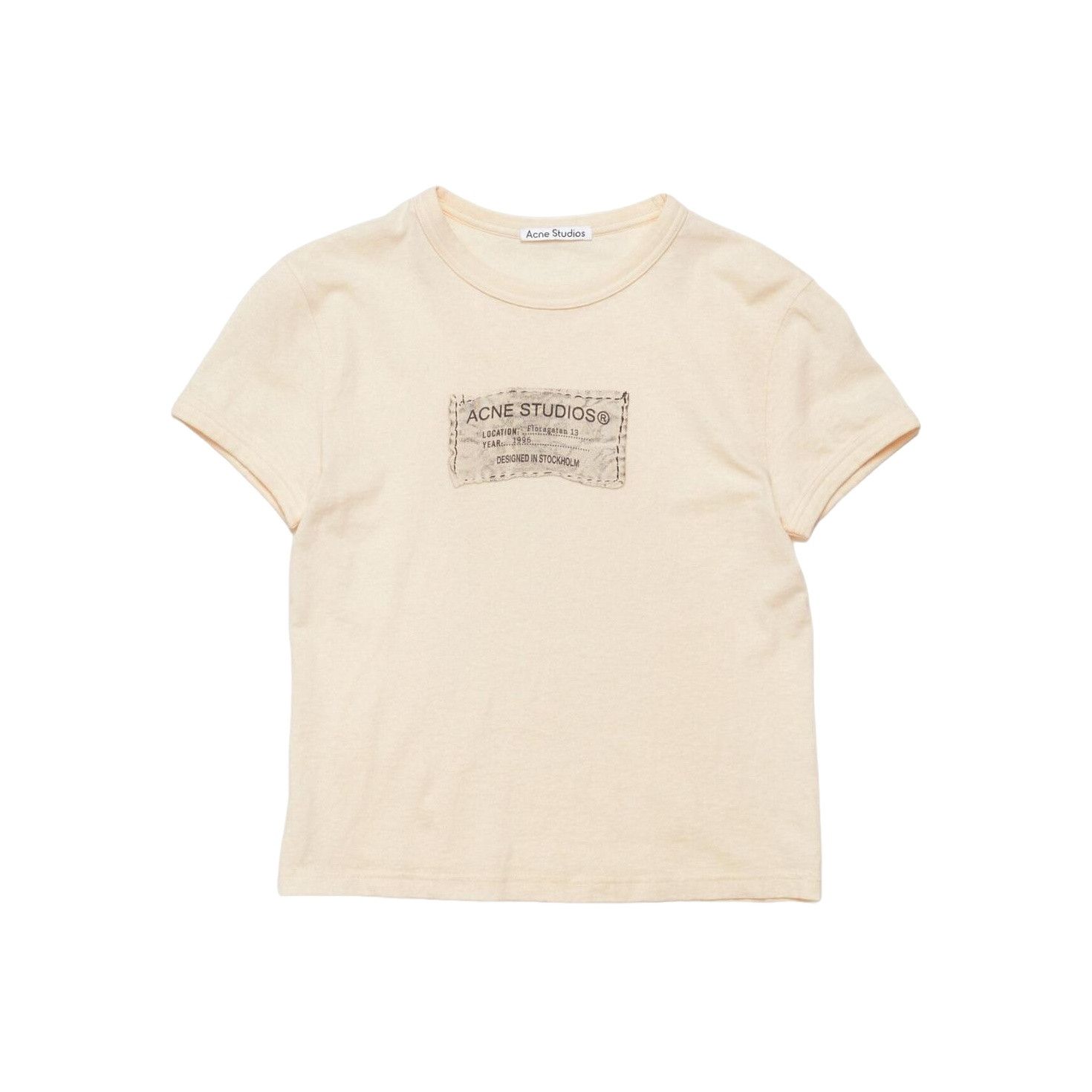Acne Studios Acne Studios Logo Print Crew Neck T-Shirt S Size S / US 4 / IT 40 - 1 Thumbnail