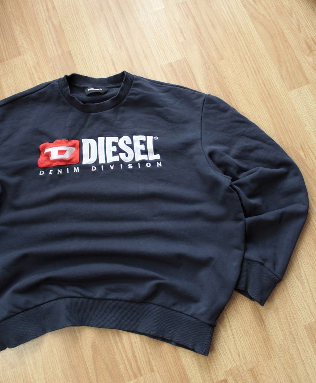 Diesel 🔥 Diesel Big Logo Baggy Vintage Sweatshirt Pullover Hoodie Size US L / EU 52-54 / 3 - 2 Thumbnail