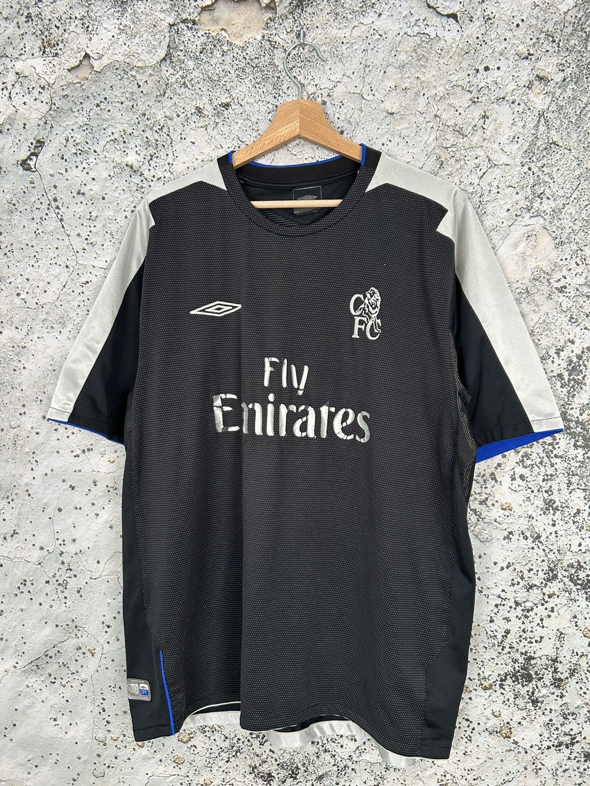 Umbro Vintage Chelsea London Umbro Soccer Jersey Football 90s Rare Size US XXL / EU 58 / 5 - 1 Thumbnail