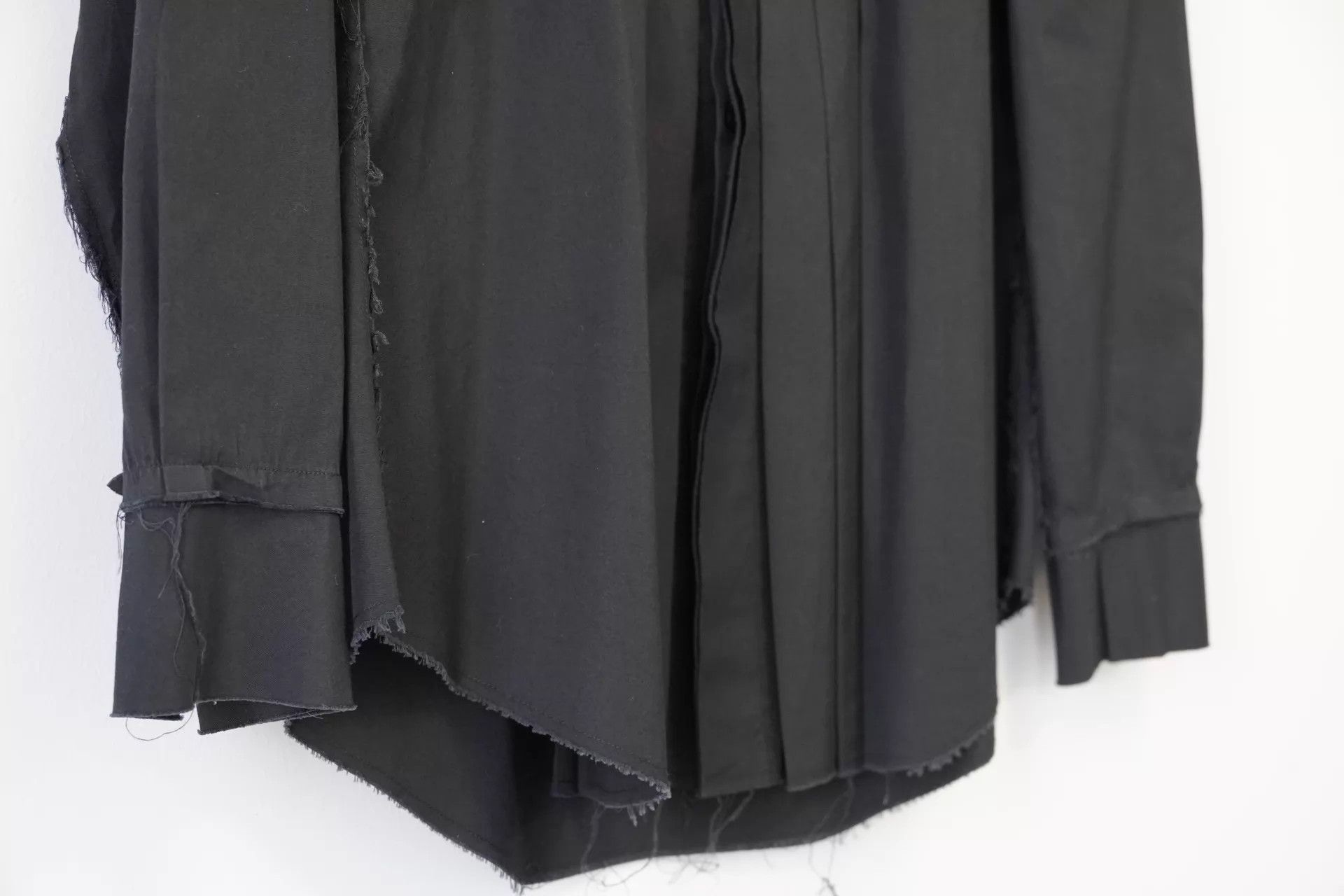 Yohji Yamamoto Yohji Yamamoto 11AW Multi-Placket Black Shirt SZ2 Size US M / EU 48-50 / 2 - 3 Thumbnail