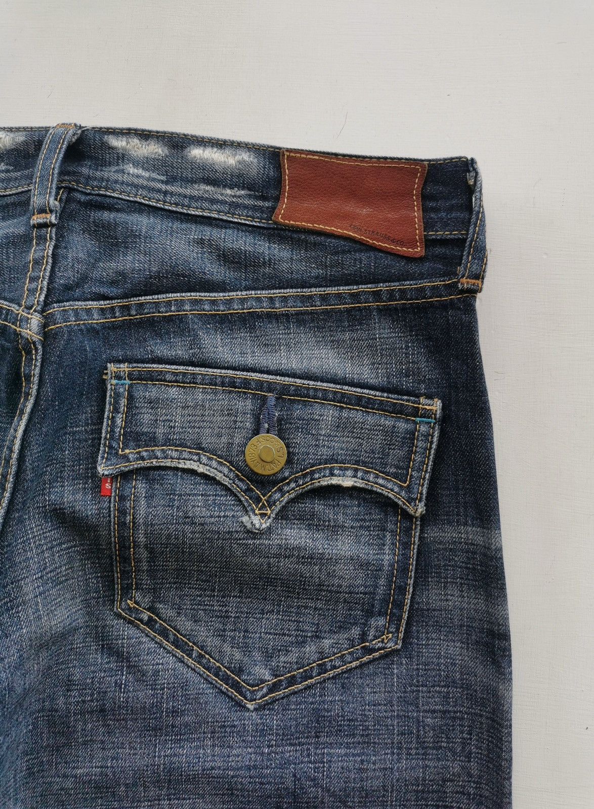 Levi's Levis LV705 Blue Selvedge Denim Jeans Size US 32 / EU 48 - 9 Thumbnail
