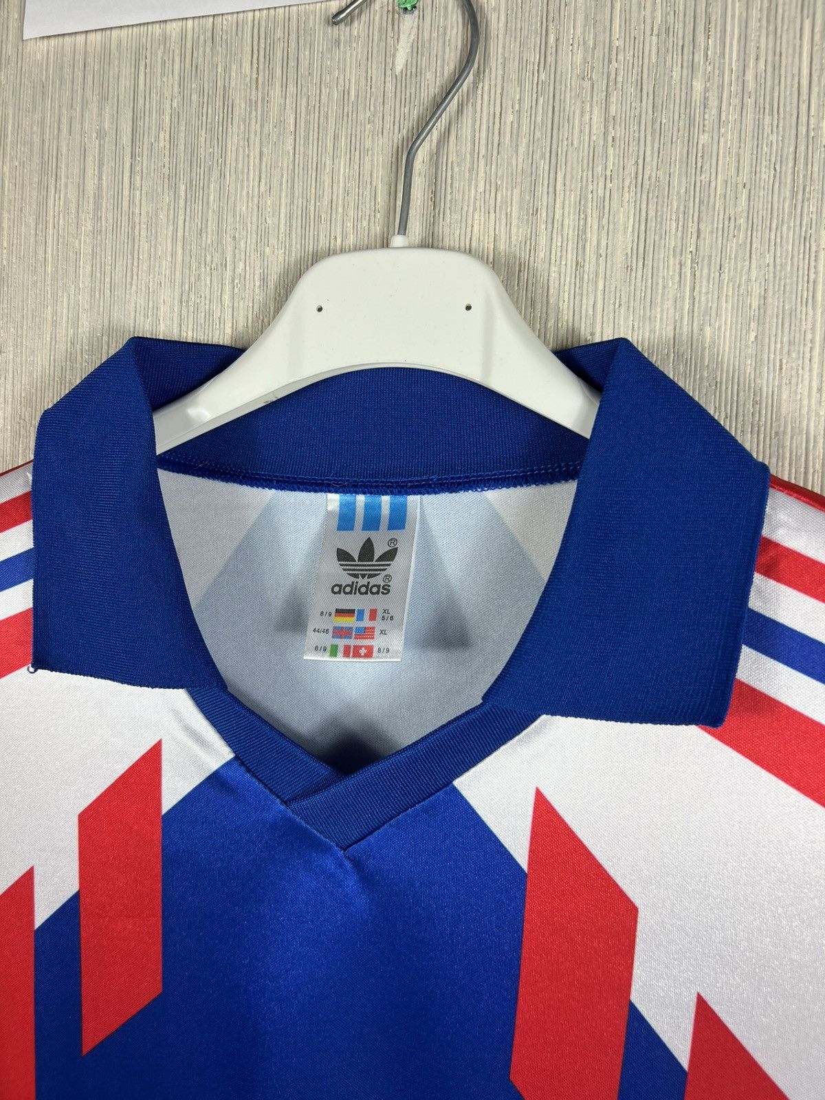 Adidas Vintage 90s Adidas France jersey long sleeve football tee Size US XL / EU 56 / 4 - 12 Thumbnail