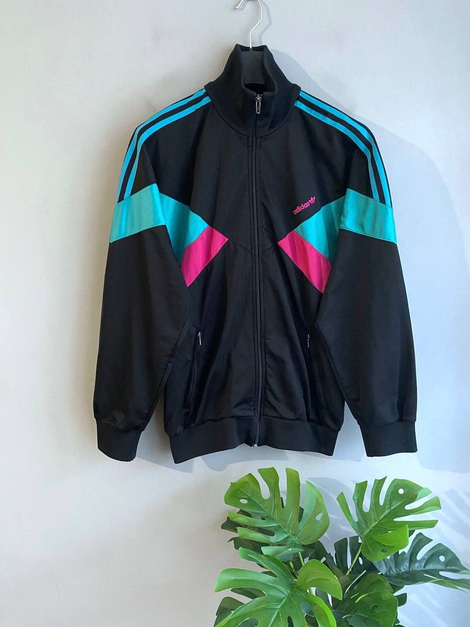 Adidas × Vintage Vintage Adidas Y2K Black Track Jacket | Grailed