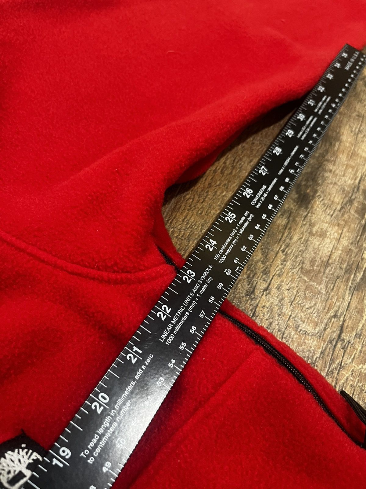 Timberland Vintage 1987 Timberland Polartec 1/2 Zip Fleece Red Large Size US L / EU 52-54 / 3 - 16 Thumbnail