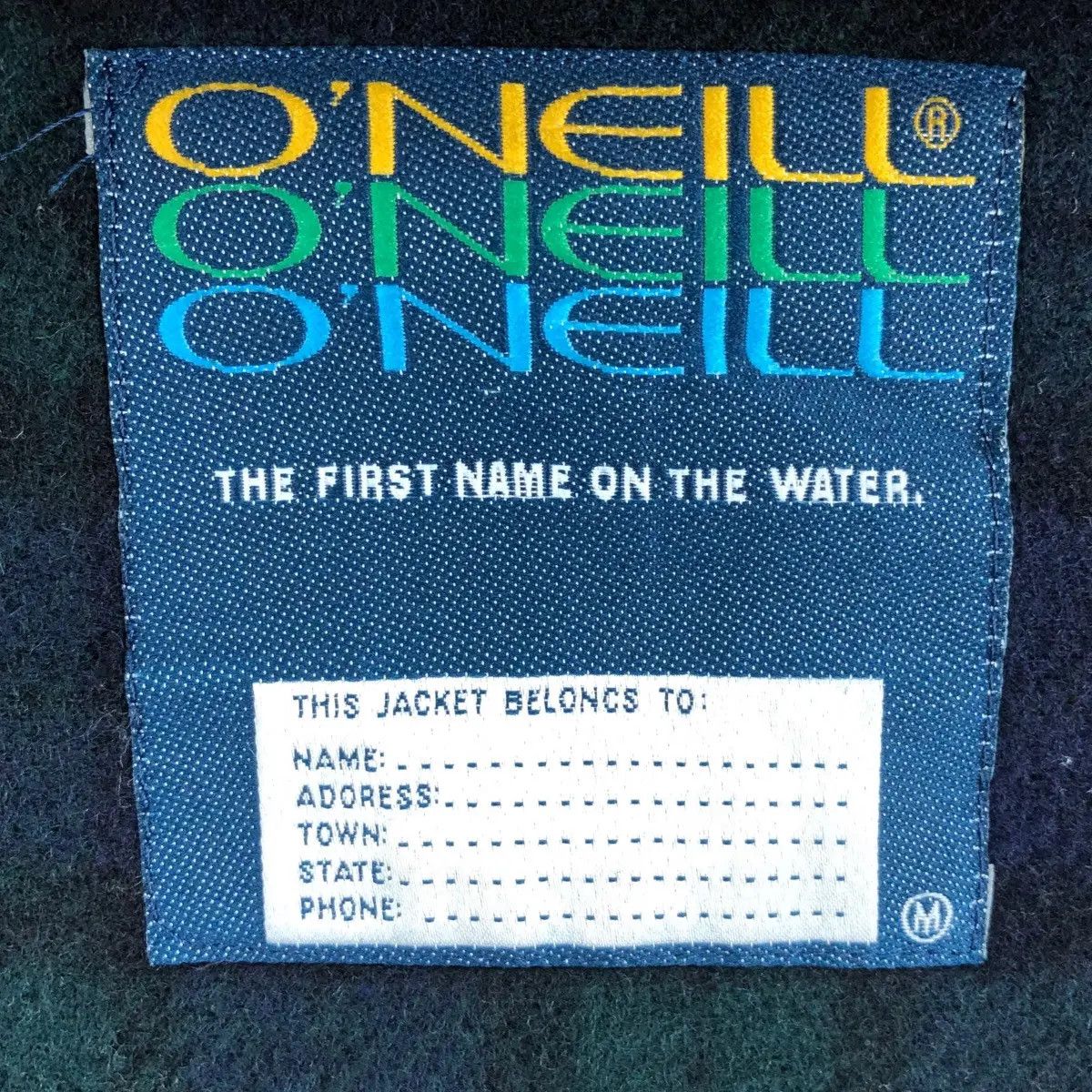 O'Neill Vtg ONEILL AUSTRALIA SURFING Tartan Duffle Coat Heavy Jacket Size US M / EU 48-50 / 2 - 8 Thumbnail