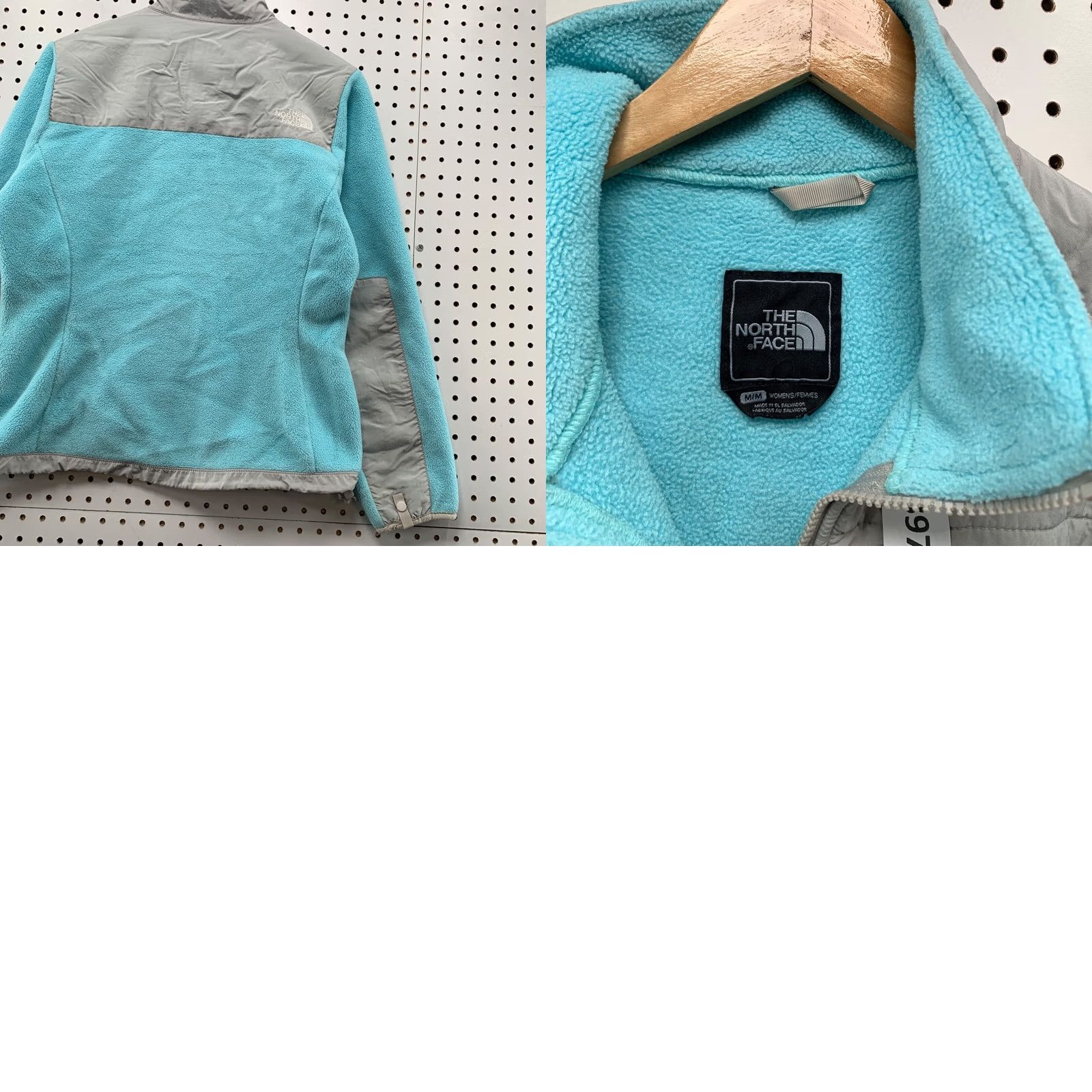 The North Face The North Face Denali Jacket Womens Medium Blue Sky Gray Zip Fleece Basic Jacket Size M / US 6-8 / IT 42-44 - 11 Thumbnail