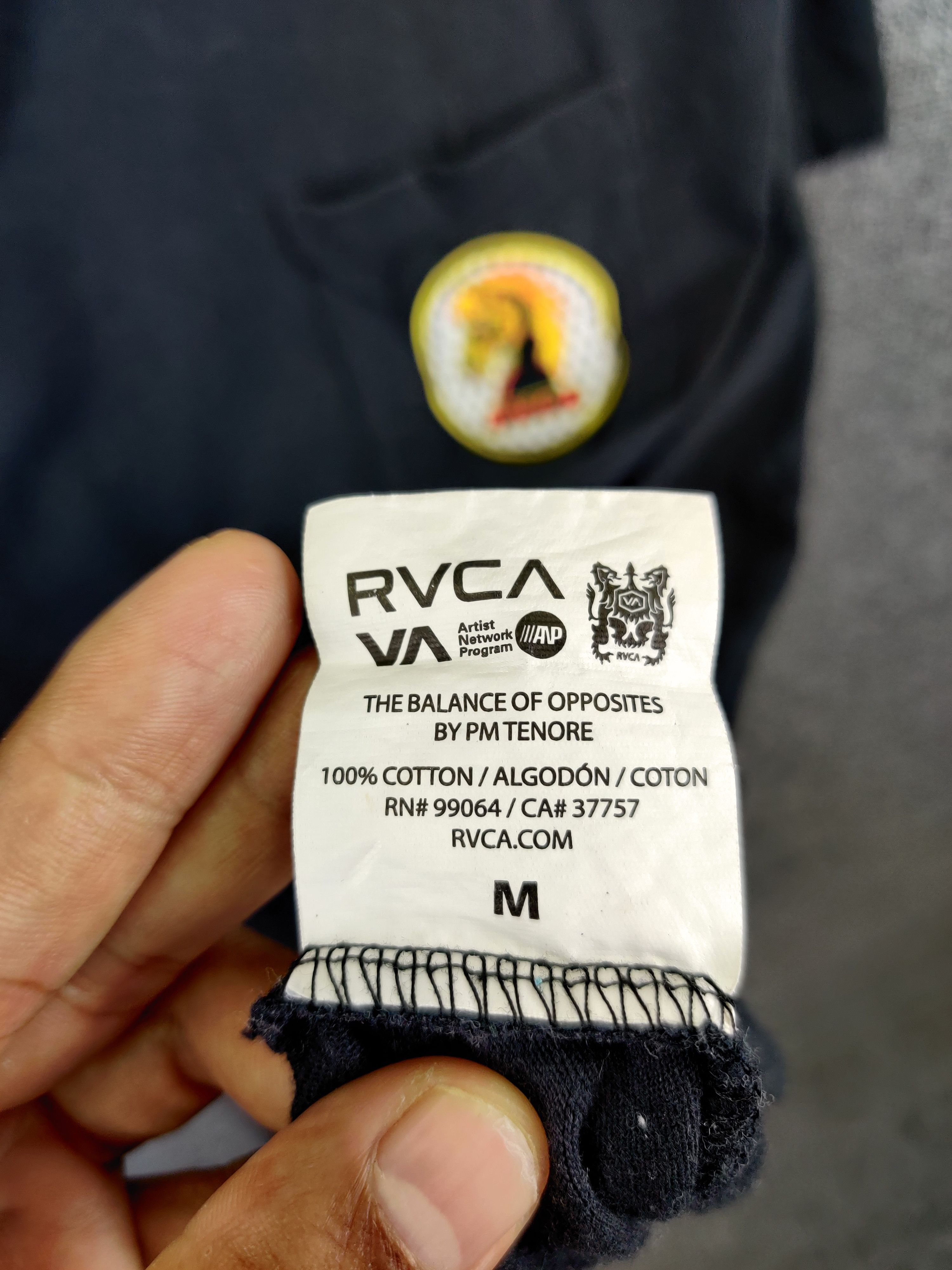 RVCA Vintage RVCA Big Logo Backhit Tee Tshirt Size US M / EU 48-50 / 2 - 7 Thumbnail