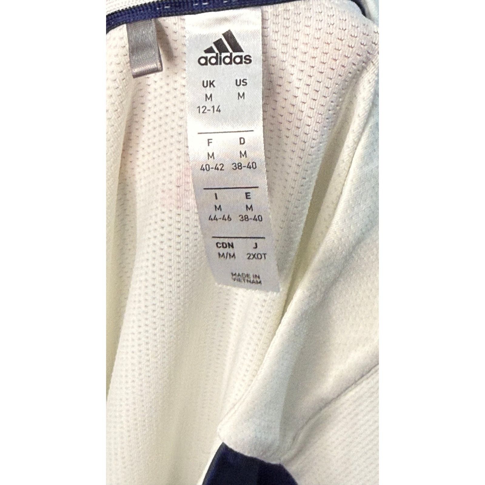 Adidas Adidas Women's Team USA Olympic Polo Shirt White Striped Size M / US 6-8 / IT 42-44 - 4 Thumbnail