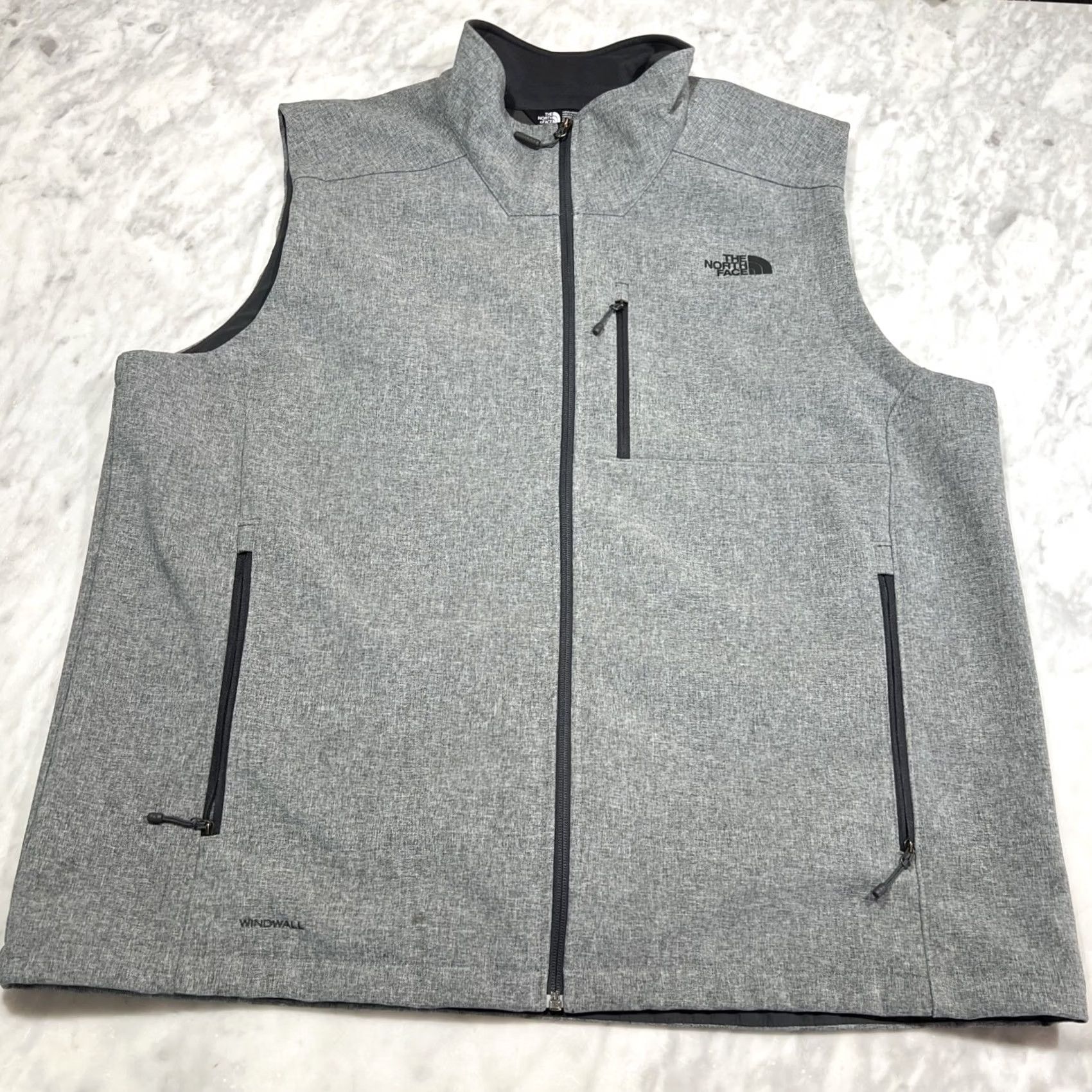 The North Face The North Face Vest Mens 2XL Gray Softshell Full Zip Pockets WindWall Size US XXL / EU 58 / 5 - 2 Thumbnail