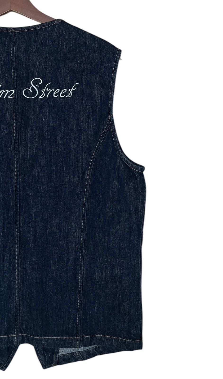 Vintage Vintage Japanese Brand Denim Street Vest 2000s Size US XL / EU 56 / 4 - 8 Thumbnail