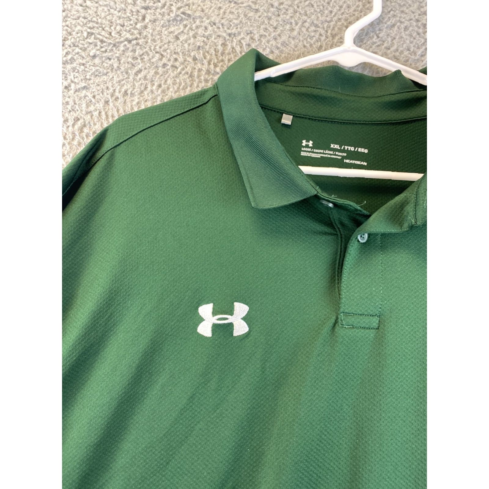 Under Armour VINTAGE Under Armour Rough Riders Baseball Club Polo Shirt 2XL Green 89-19 Teens Activewear Size US XXL / EU 58 / 5 - 3 Thumbnail
