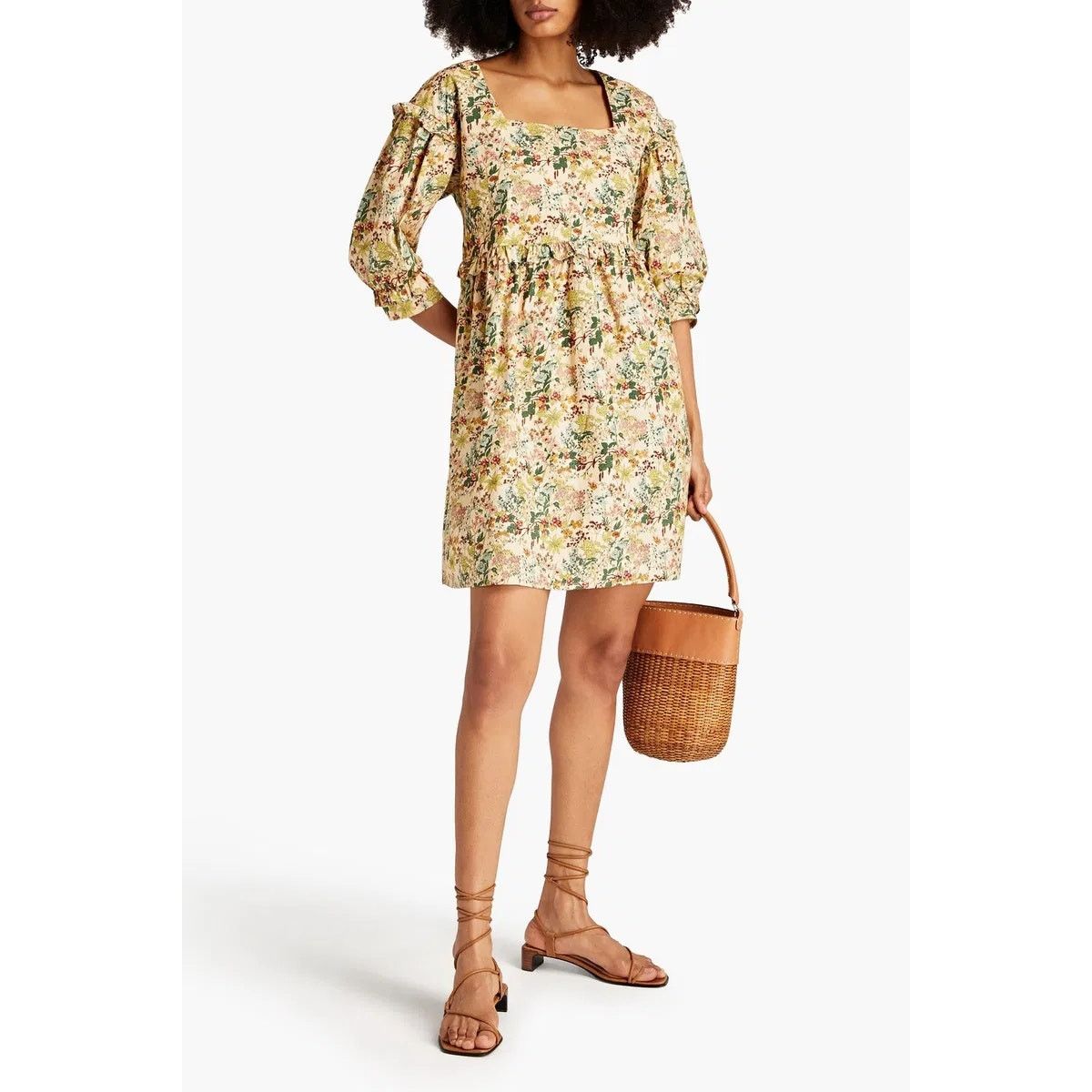 Anthropologie × Free People NWT Meadows Daphne Babydoll Dress $242 SIZE 2 (6/8) Size M / US 6-8 / IT 42-44 - 10 Thumbnail