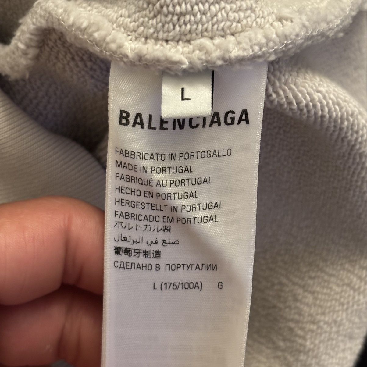 Balenciaga Balenciaga Business English Zip Up Hoodie Brand New Fits XS Size US XS / EU 42 / 0 - 6 Thumbnail