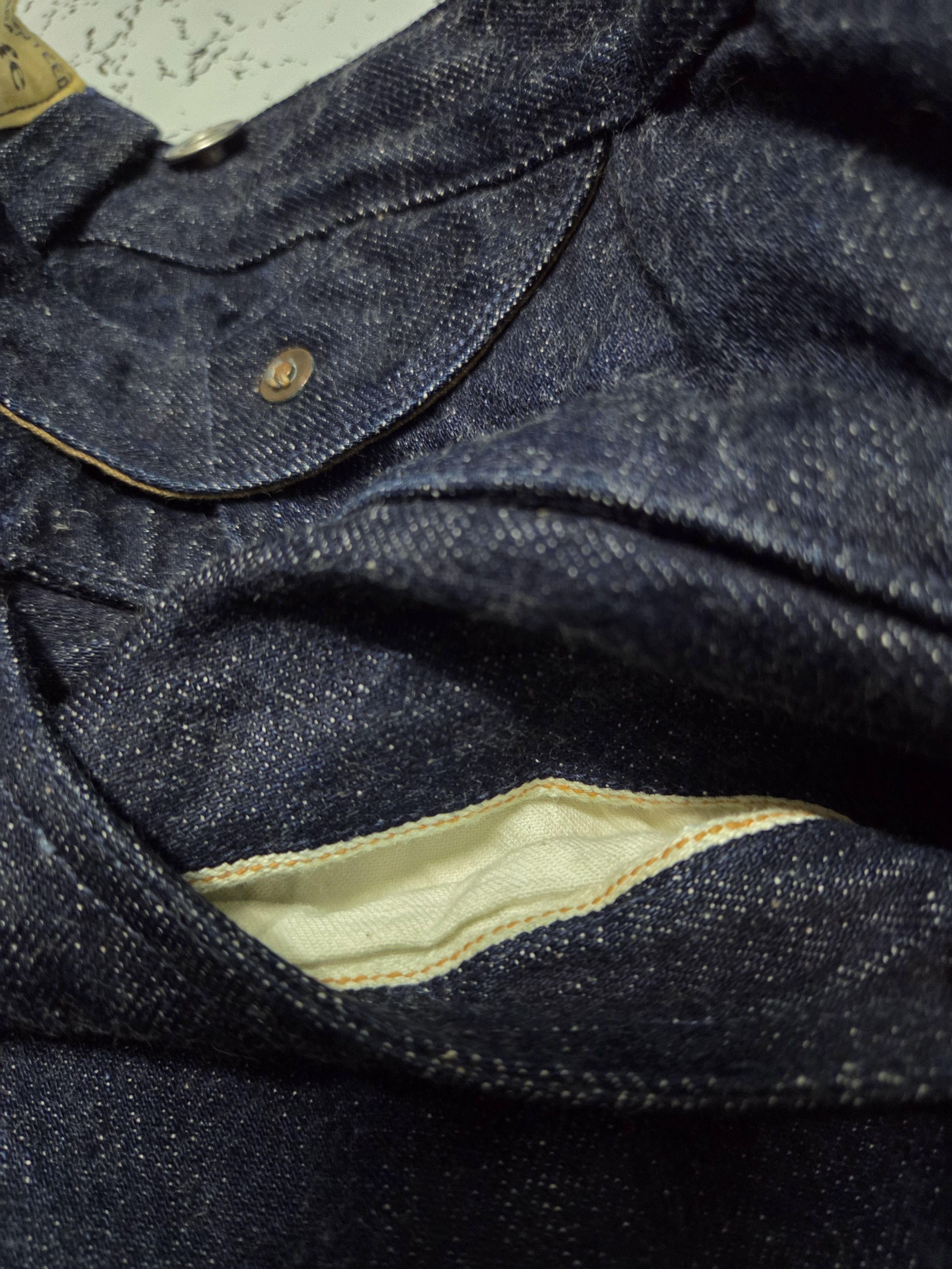Warehouse & Co. Vintage Deadstock Warehouse Co Buckle Back Selvedge Size US 34 / EU 50 - 12 Thumbnail